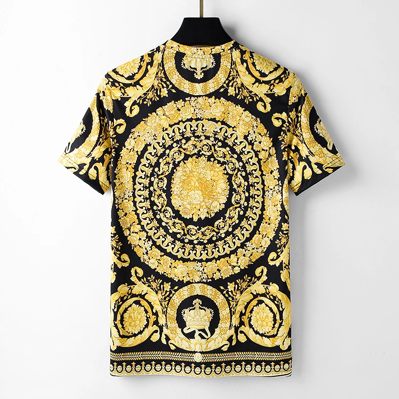 Versace T-Shirts Short Sleeved For Men Modern 5206