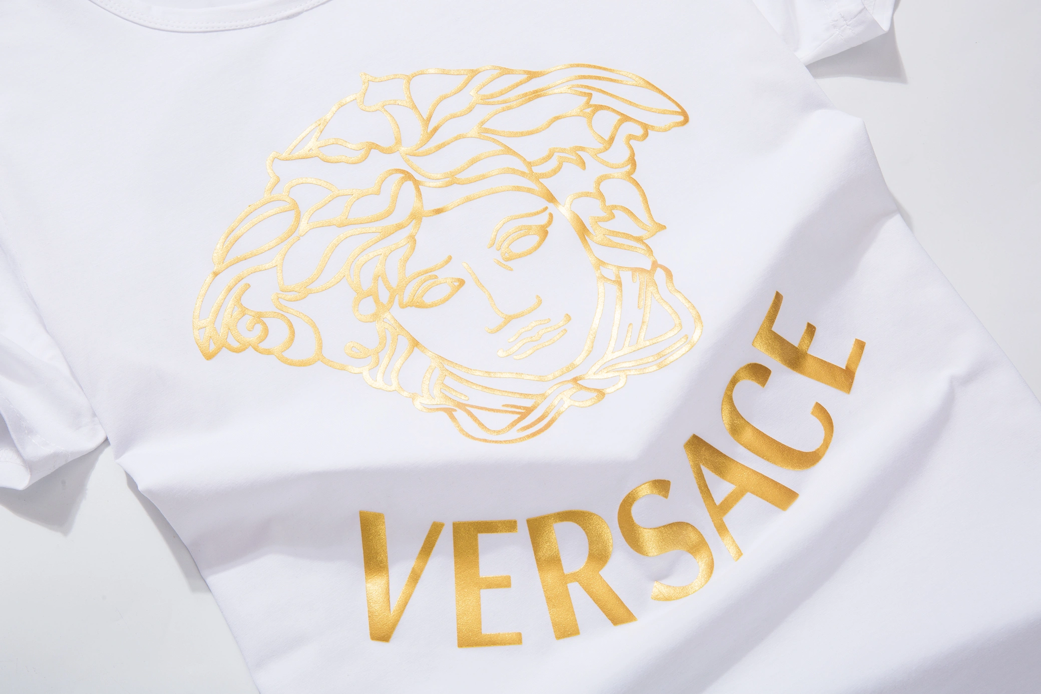 Versace T-Shirts Short Sleeved For Men Refined 2697