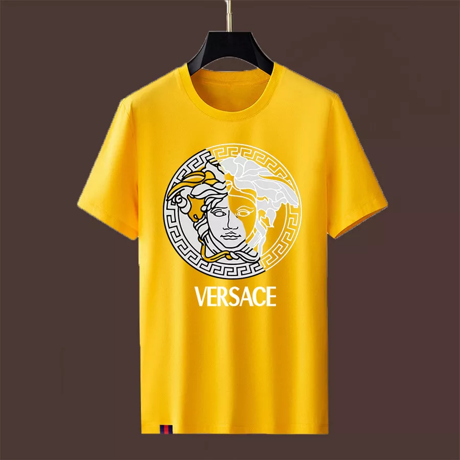 Versace T-Shirts Short Sleeved For Men Sleek 4626