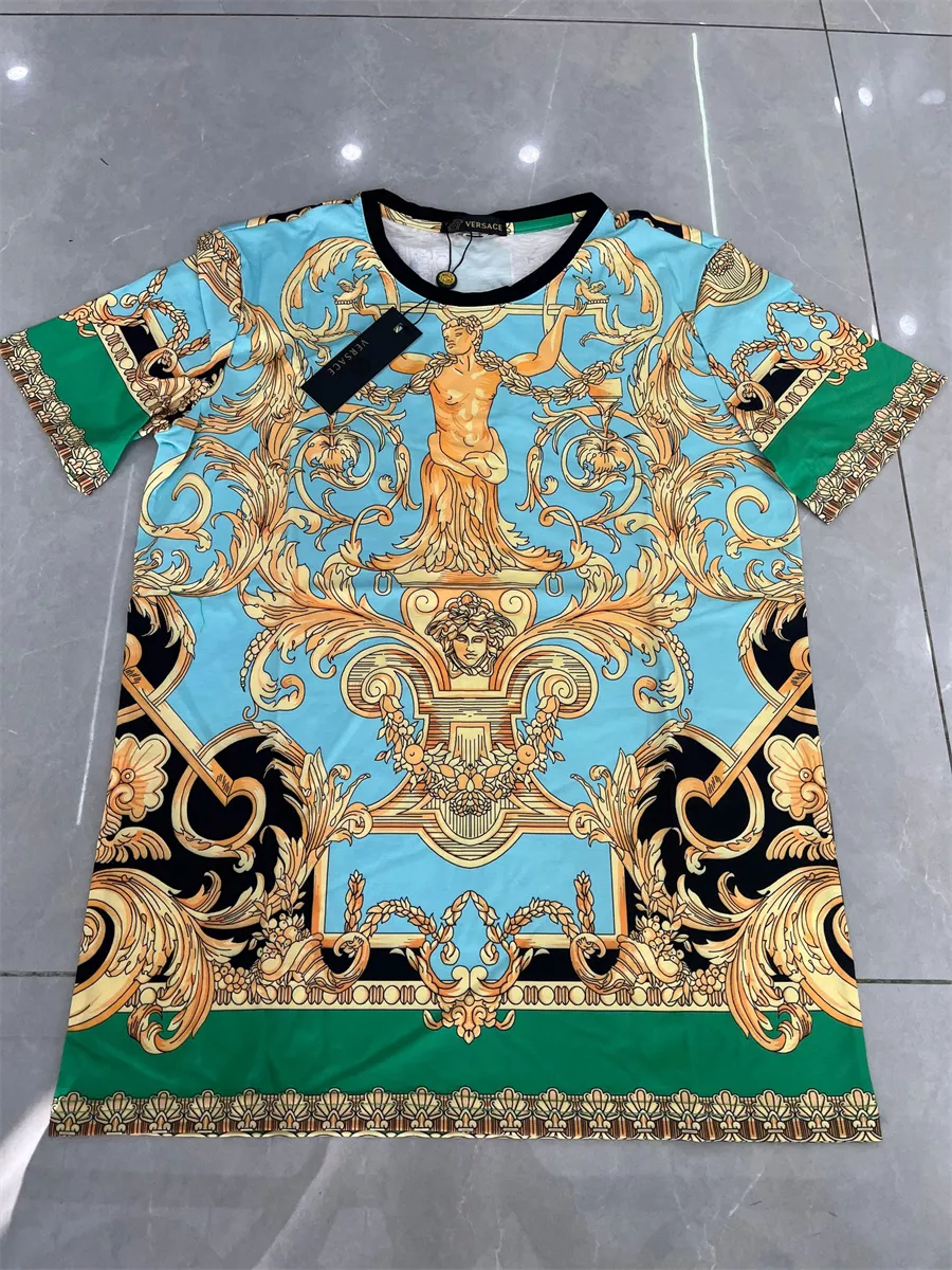 Versace T-Shirts Short Sleeved For Men Sophisticated 7633