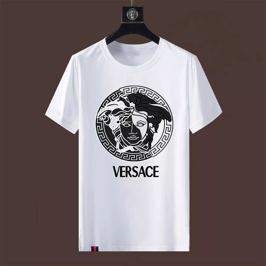 Versace T-Shirts Short Sleeved For Men Trendy 9907