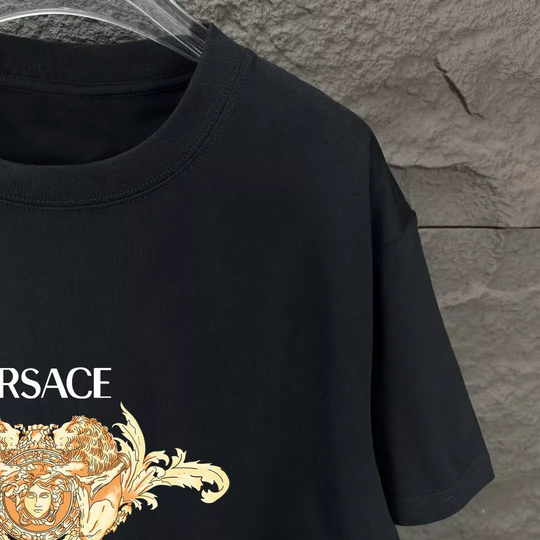 Versace T-Shirts Short Sleeved For Unisex Functional 8317