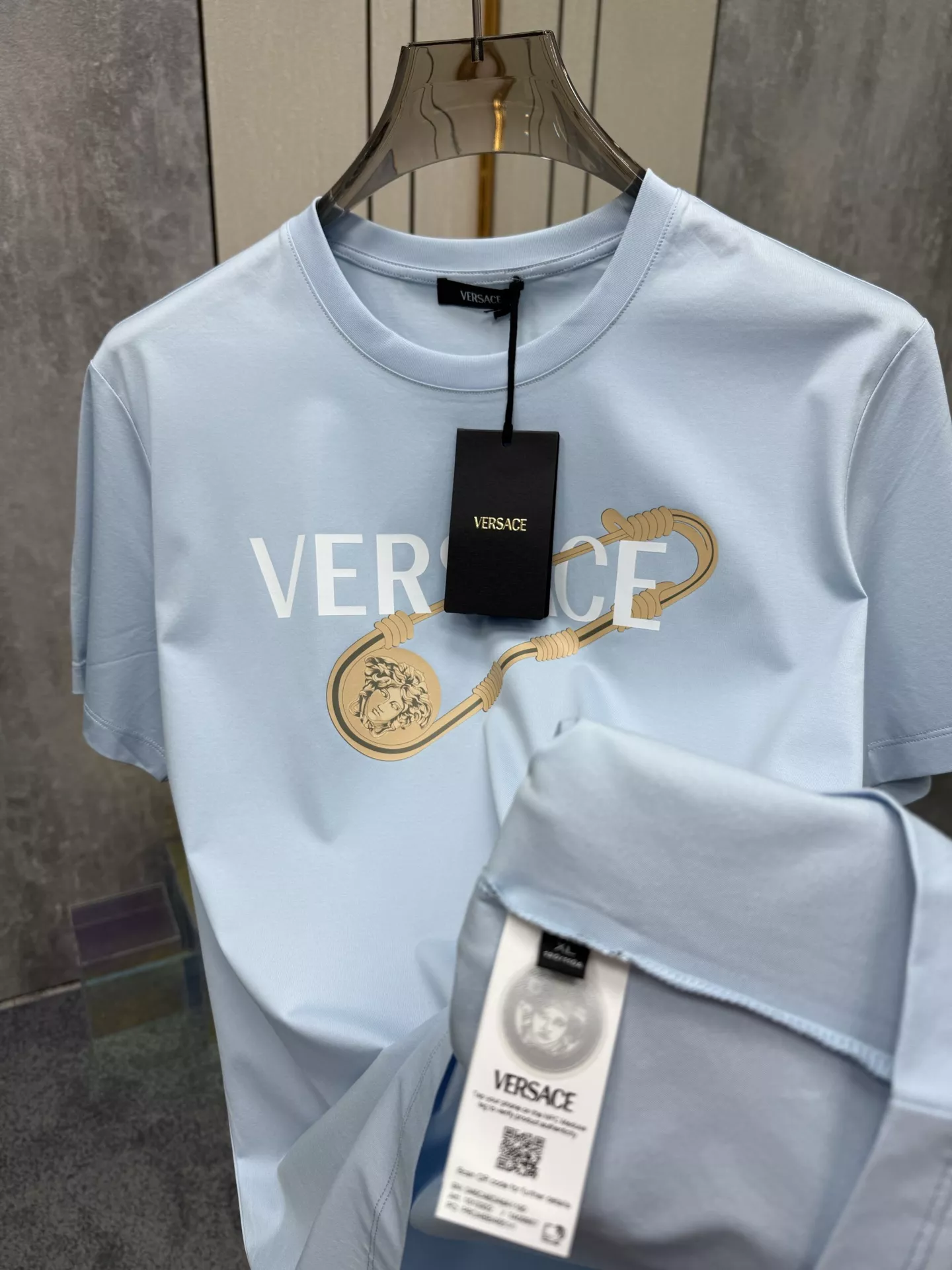 Versace T-Shirts Short Sleeved For Unisex HighQuality 4800