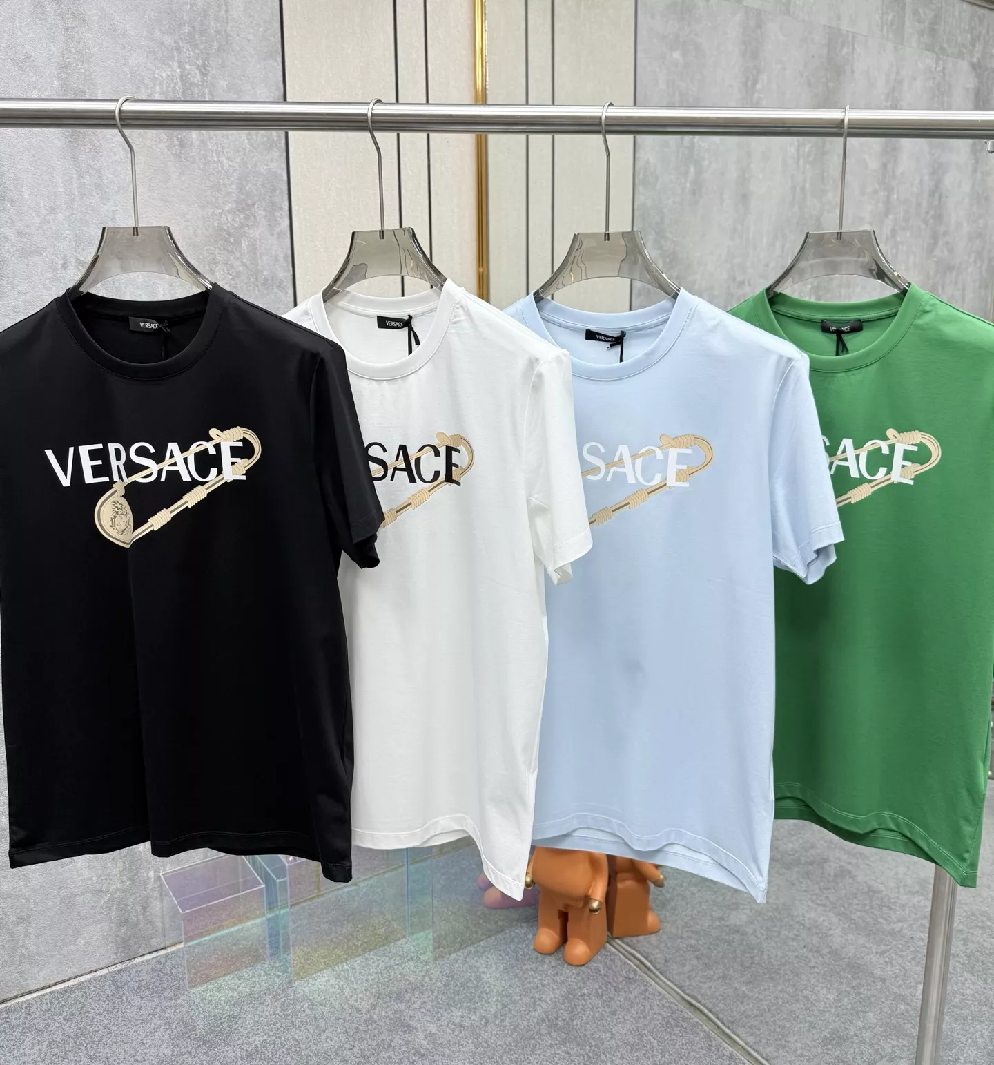 Versace T-Shirts Short Sleeved For Unisex HighQuality 4800