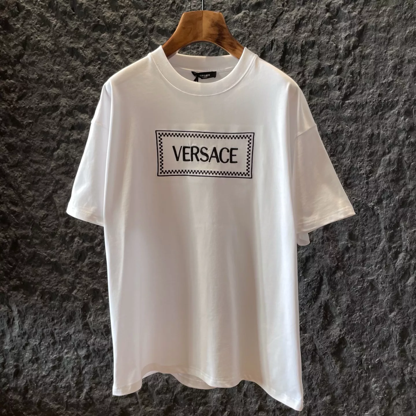 Versace T-Shirts Short Sleeved For Unisex Practical 1882