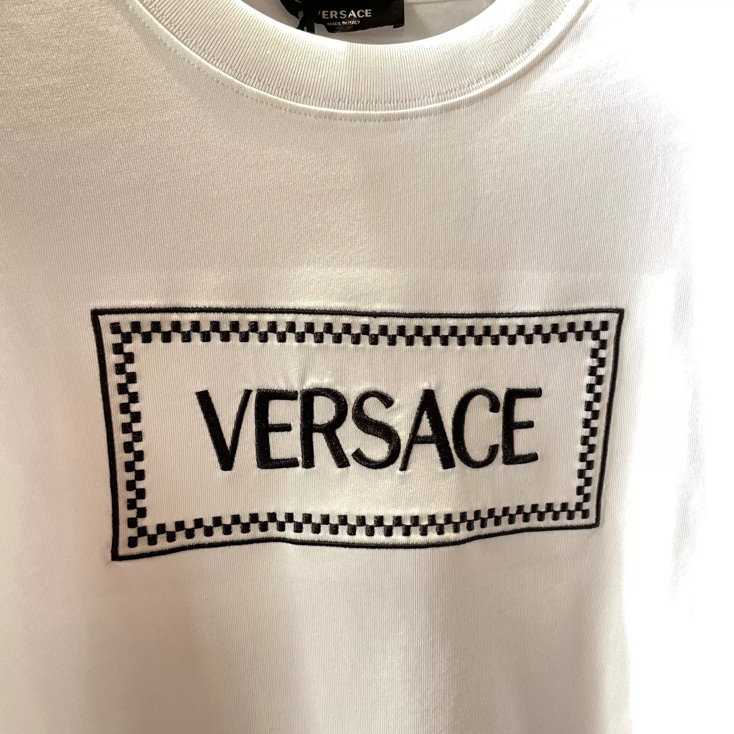 Versace T-Shirts Short Sleeved For Unisex Practical 1882