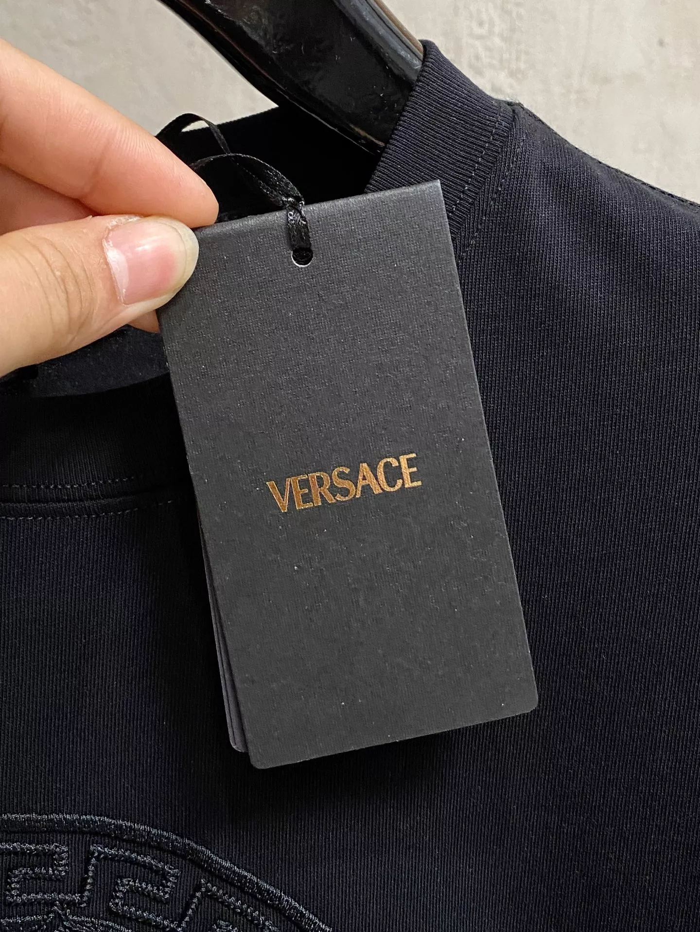 Versace T-Shirts Short Sleeved For Unisex Practical 3302