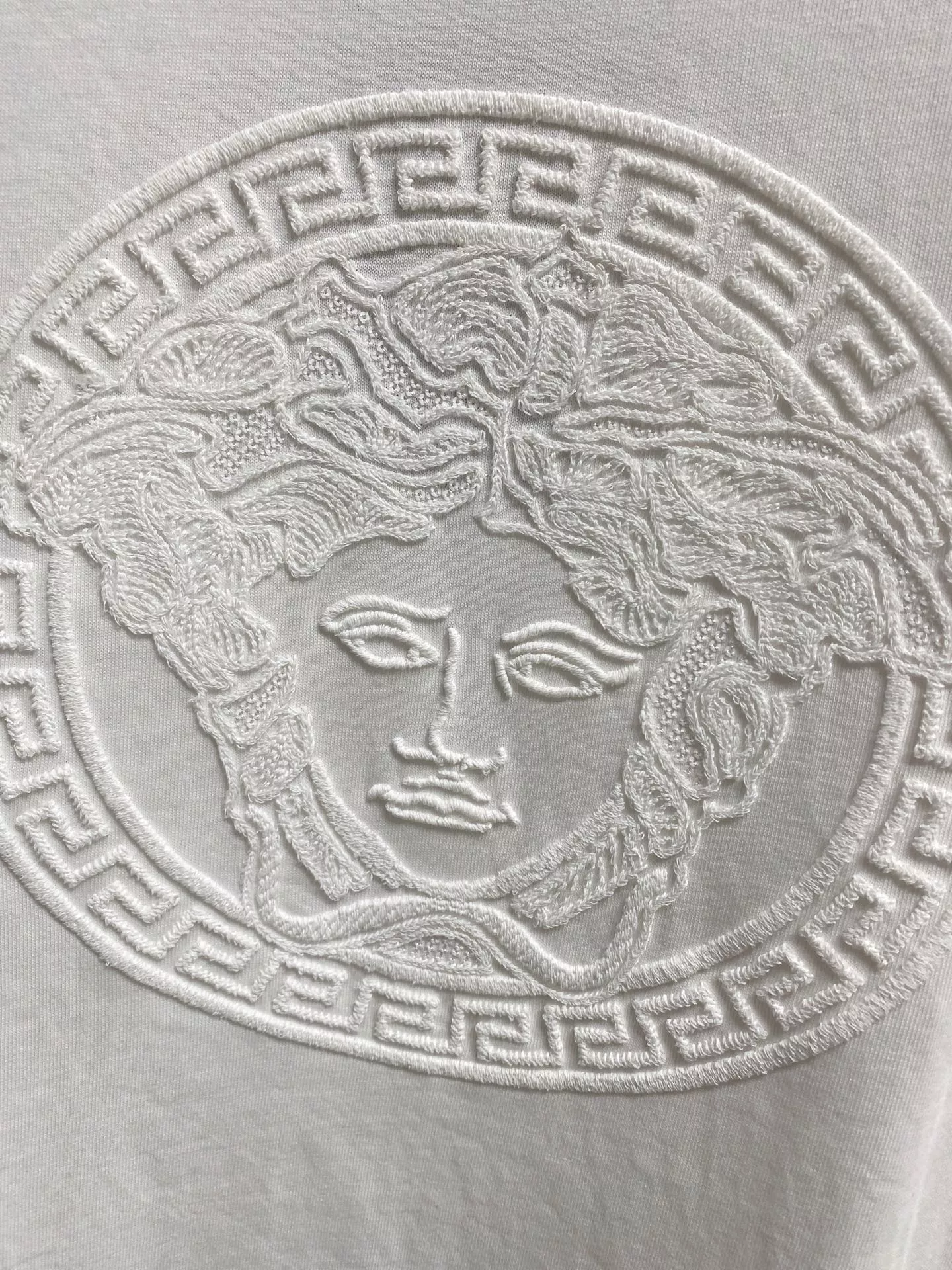 Versace T-Shirts Short Sleeved For Unisex Refined 7185