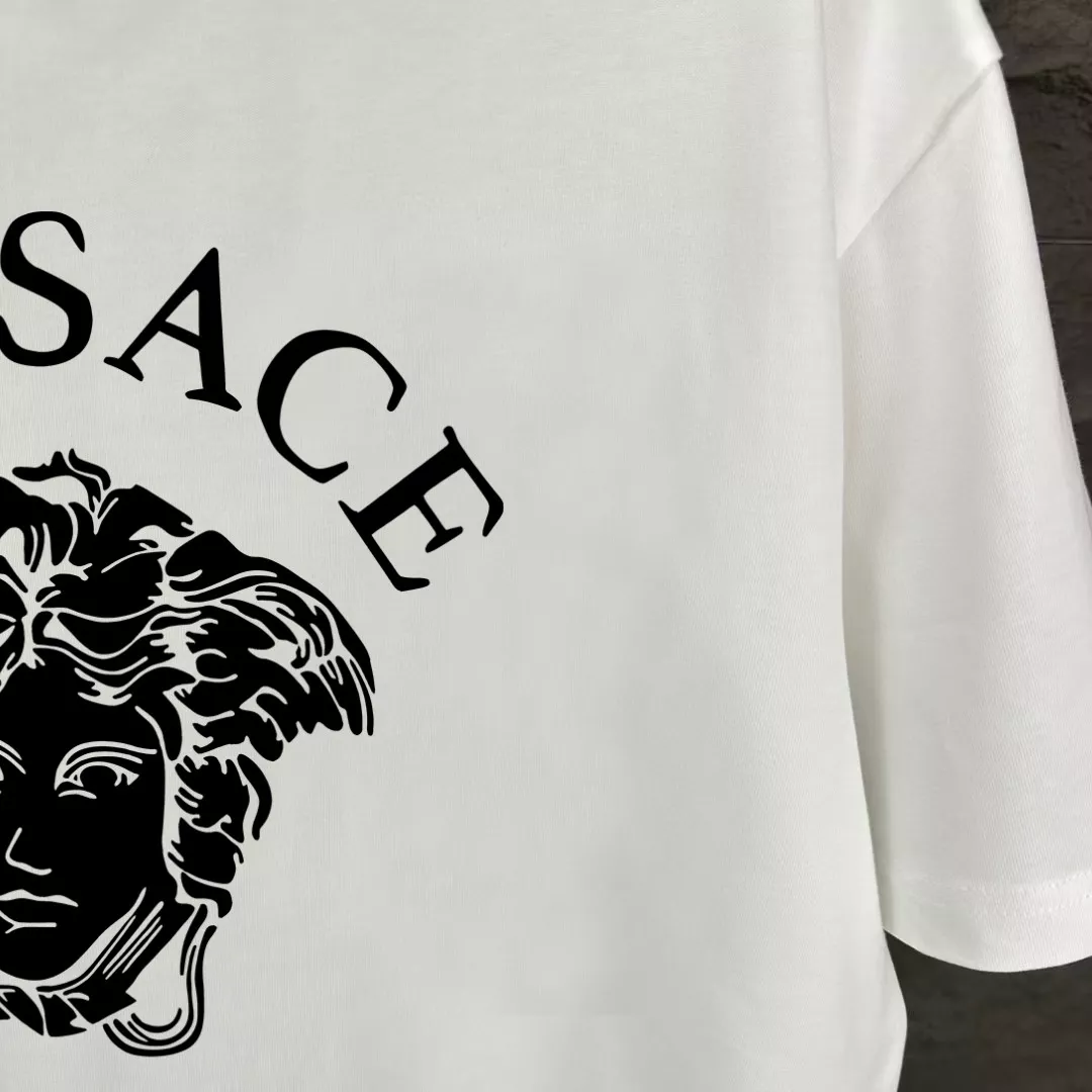 Versace T-Shirts Short Sleeved For Unisex Soft 4697