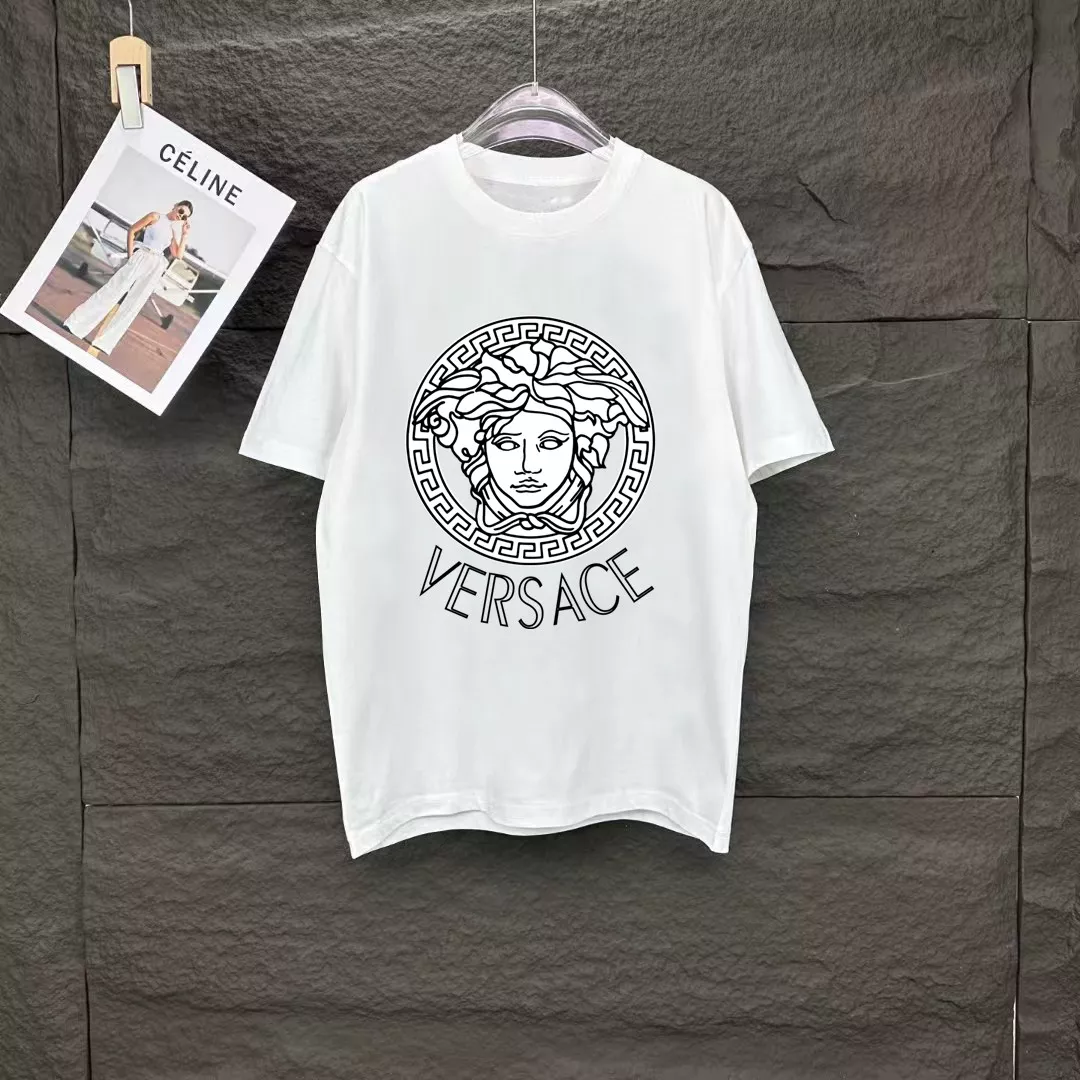 Versace T-Shirts Short Sleeved For Unisex Soft 713