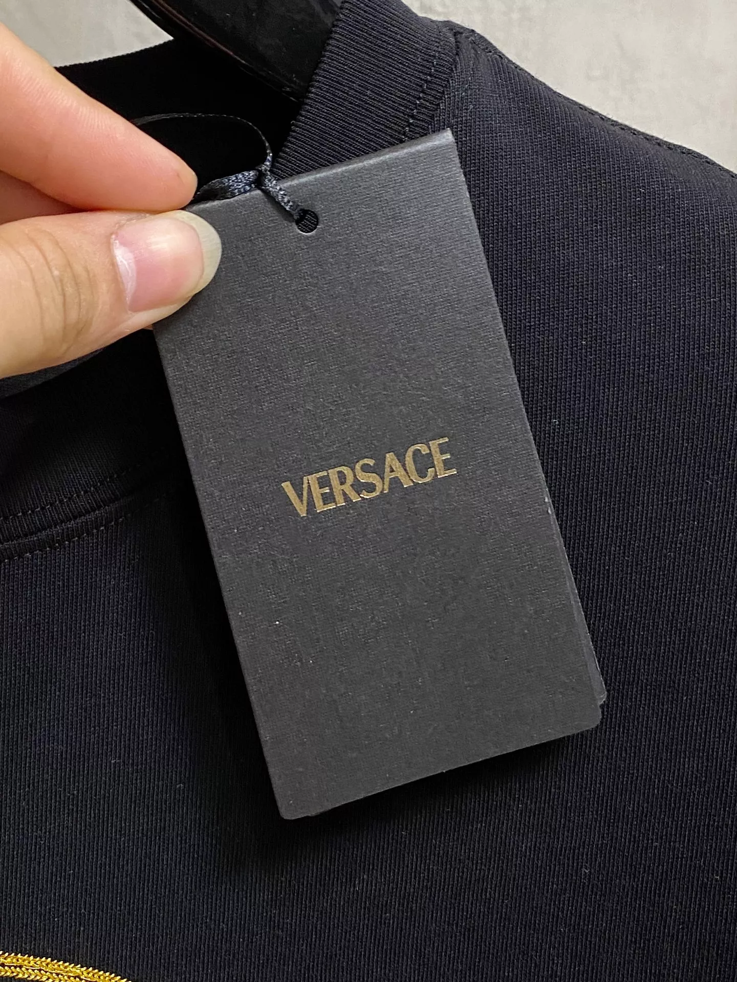 Versace T-Shirts Short Sleeved For Unisex Sophisticated 720