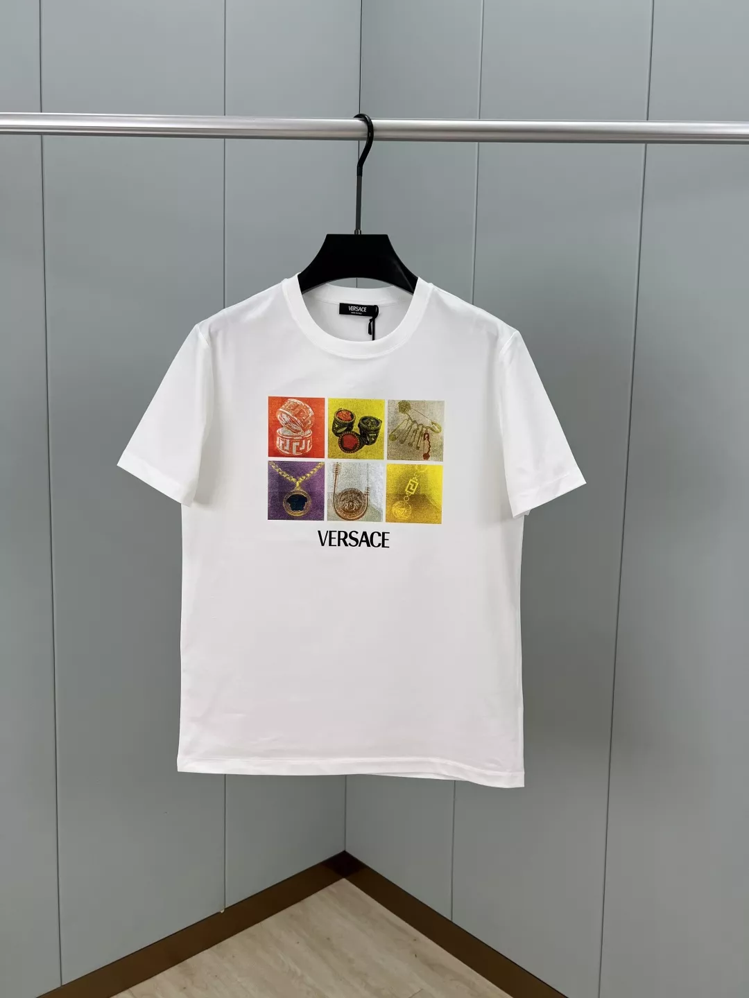Versace T-Shirts Short Sleeved For Unisex StreetReady 7475