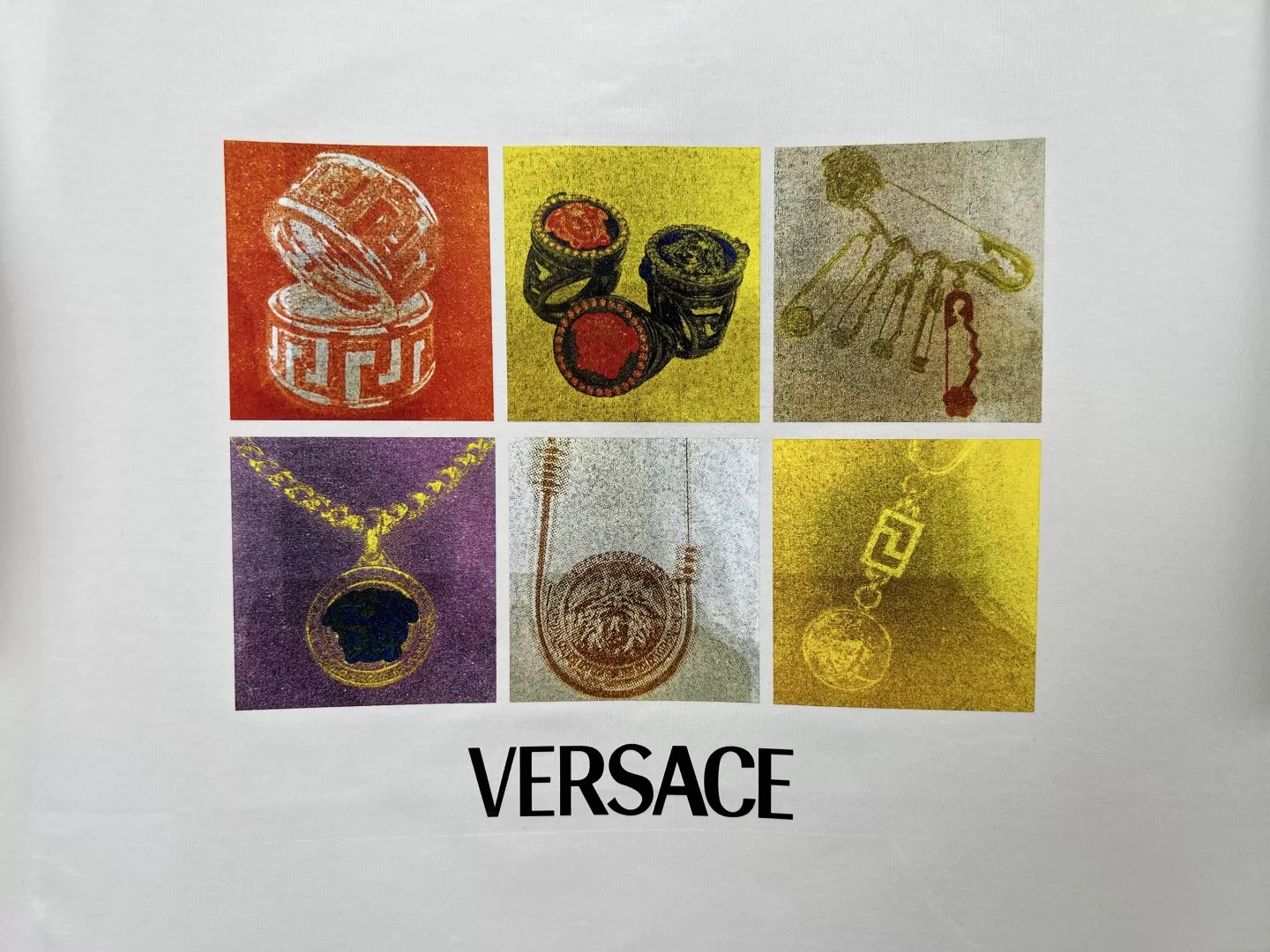 Versace T-Shirts Short Sleeved For Unisex StreetReady 7475