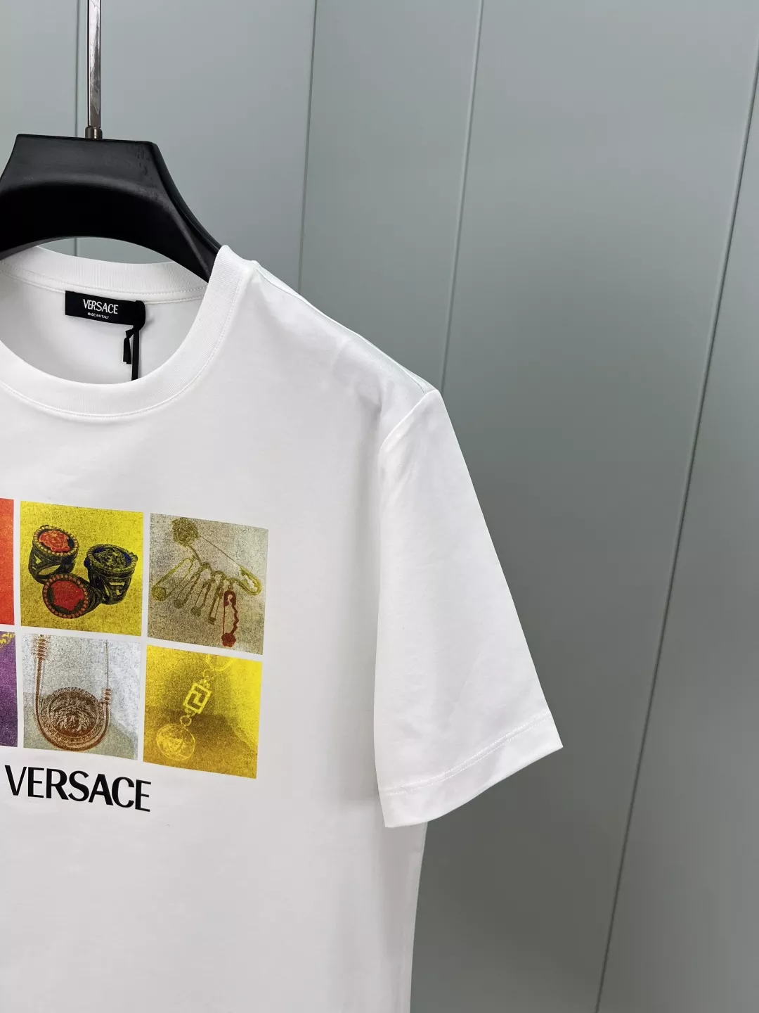 Versace T-Shirts Short Sleeved For Unisex StreetReady 7475