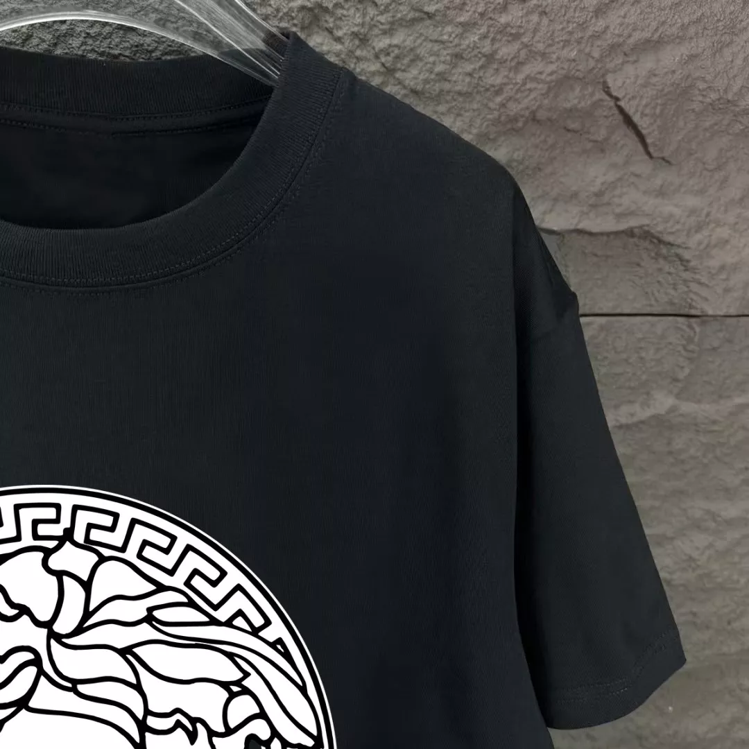 Versace T-Shirts Short Sleeved For Unisex Versatile 6781
