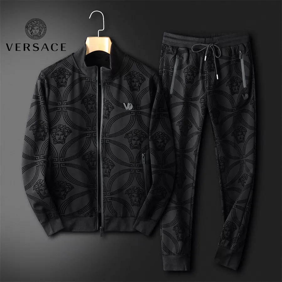 Versace Tracksuits Long Sleeved For Men DailyWear 2997