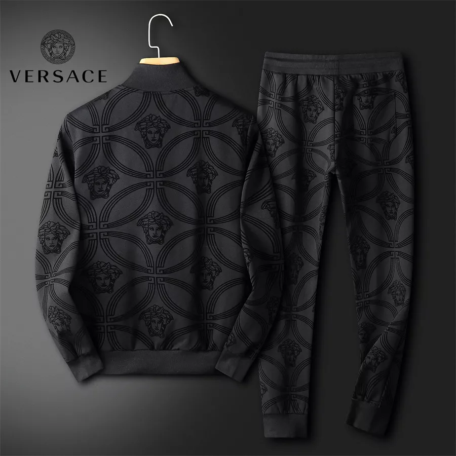 Versace Tracksuits Long Sleeved For Men DailyWear 2997