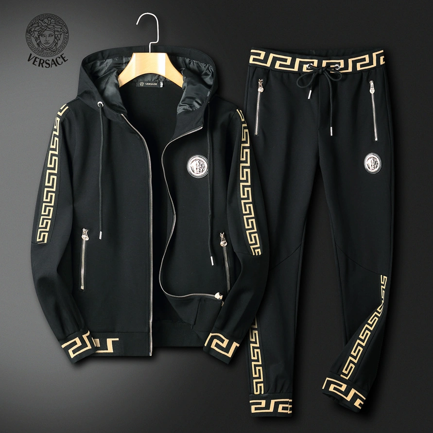 Versace Tracksuits Long Sleeved For Men Popular 7195