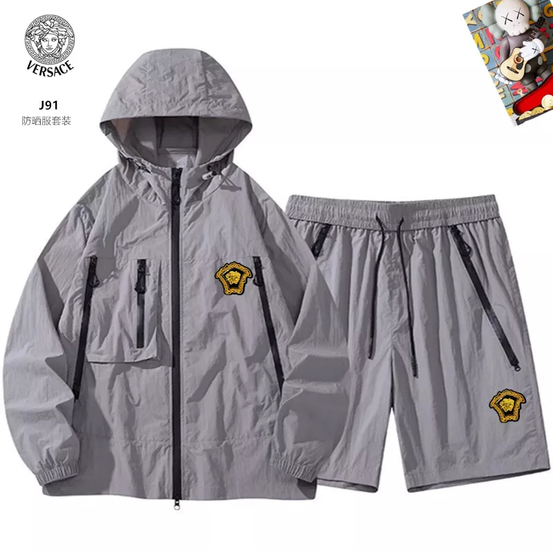Versace Tracksuits Long Sleeved For Men Versatile 5976