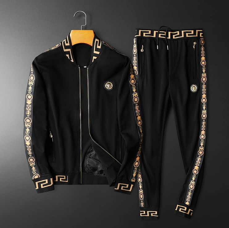 Versace Tracksuits Long Sleeved For Men Vibrant 8667
