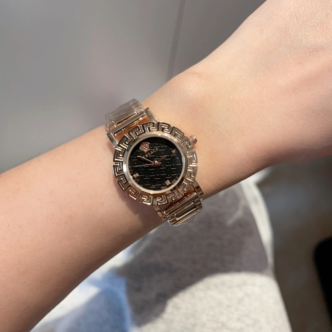 Versace Watches In Rose Gold Flexible 9909