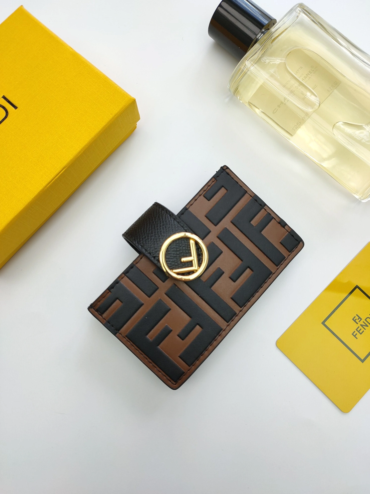 Versatile 1110 Fendi AAA Quality Card Case For Women