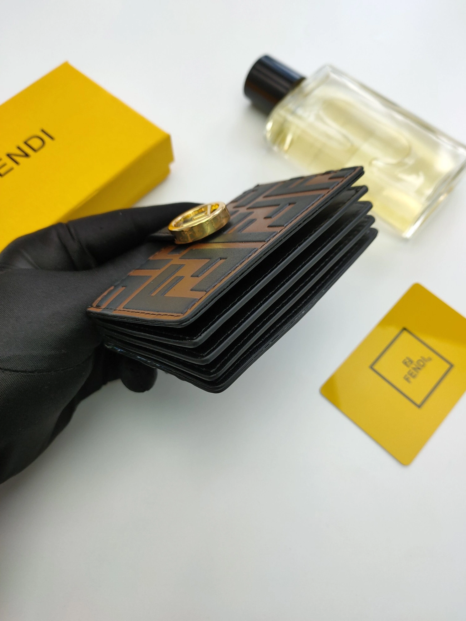 Versatile 1110 Fendi AAA Quality Card Case For Women