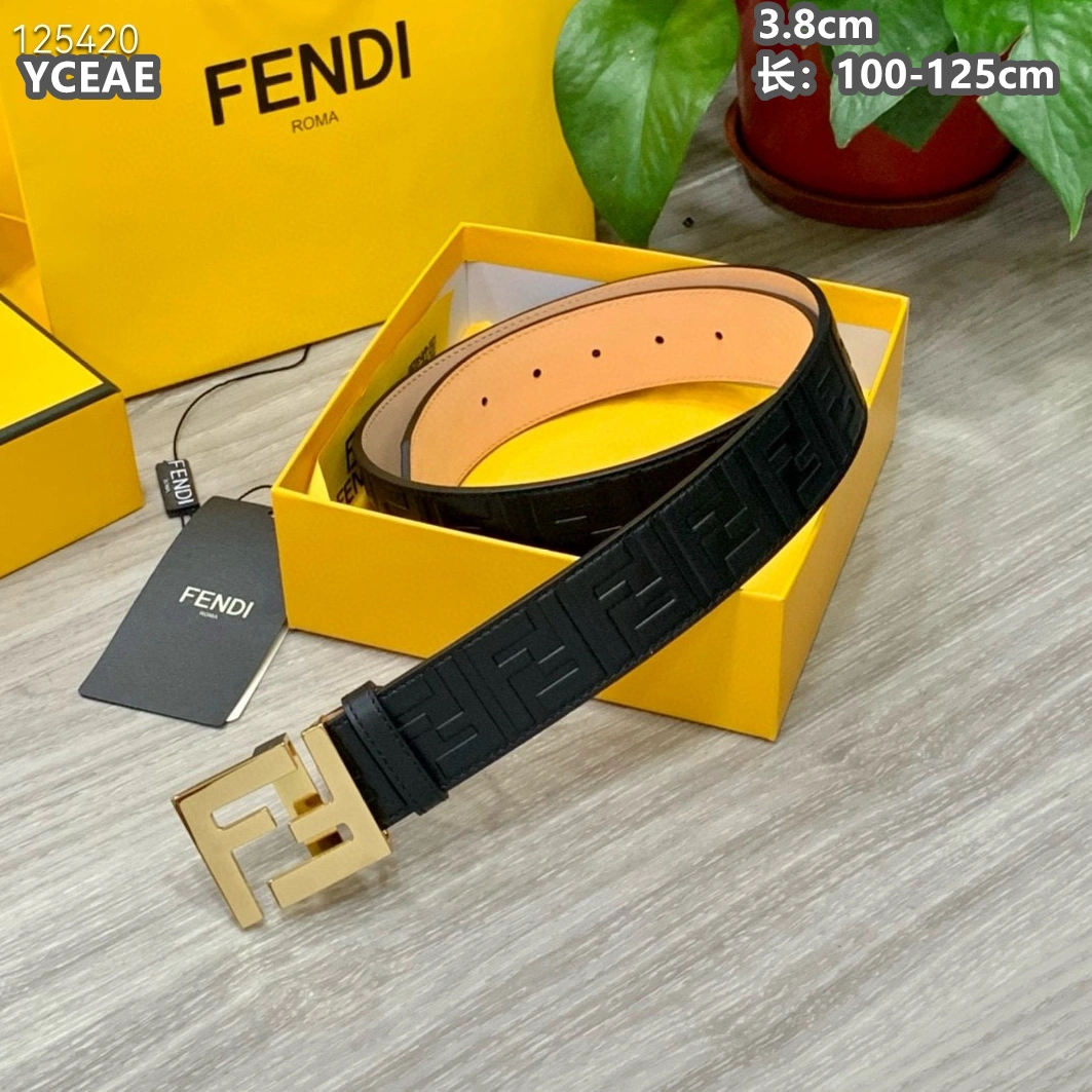 Versatile 1303 Fendi AAA Quality Belts For Men
