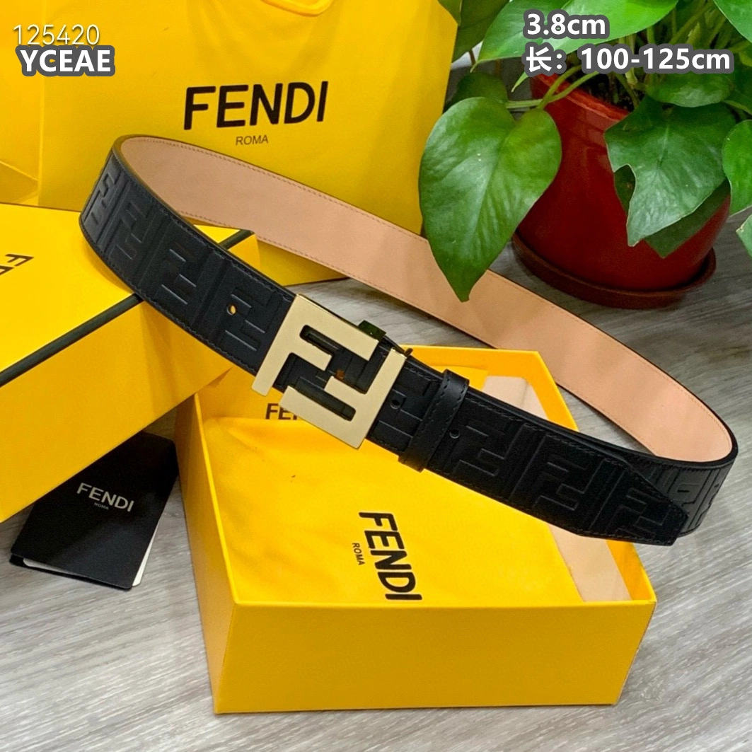 Versatile 1303 Fendi AAA Quality Belts For Men