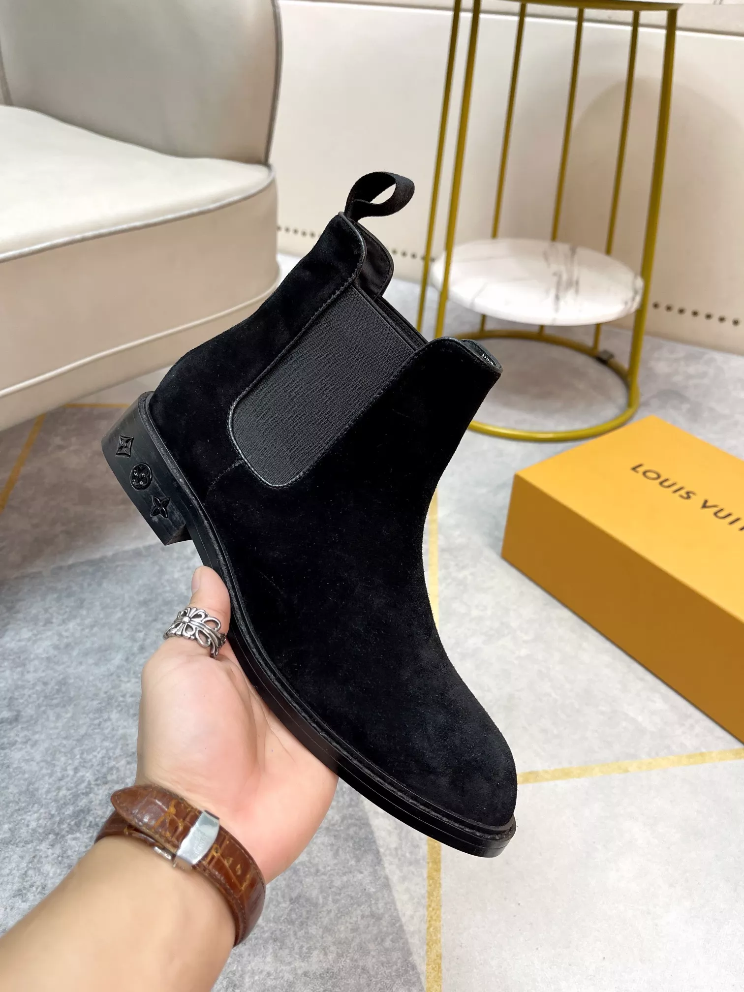 Versatile 1723 Louis Vuitton Boots For Men