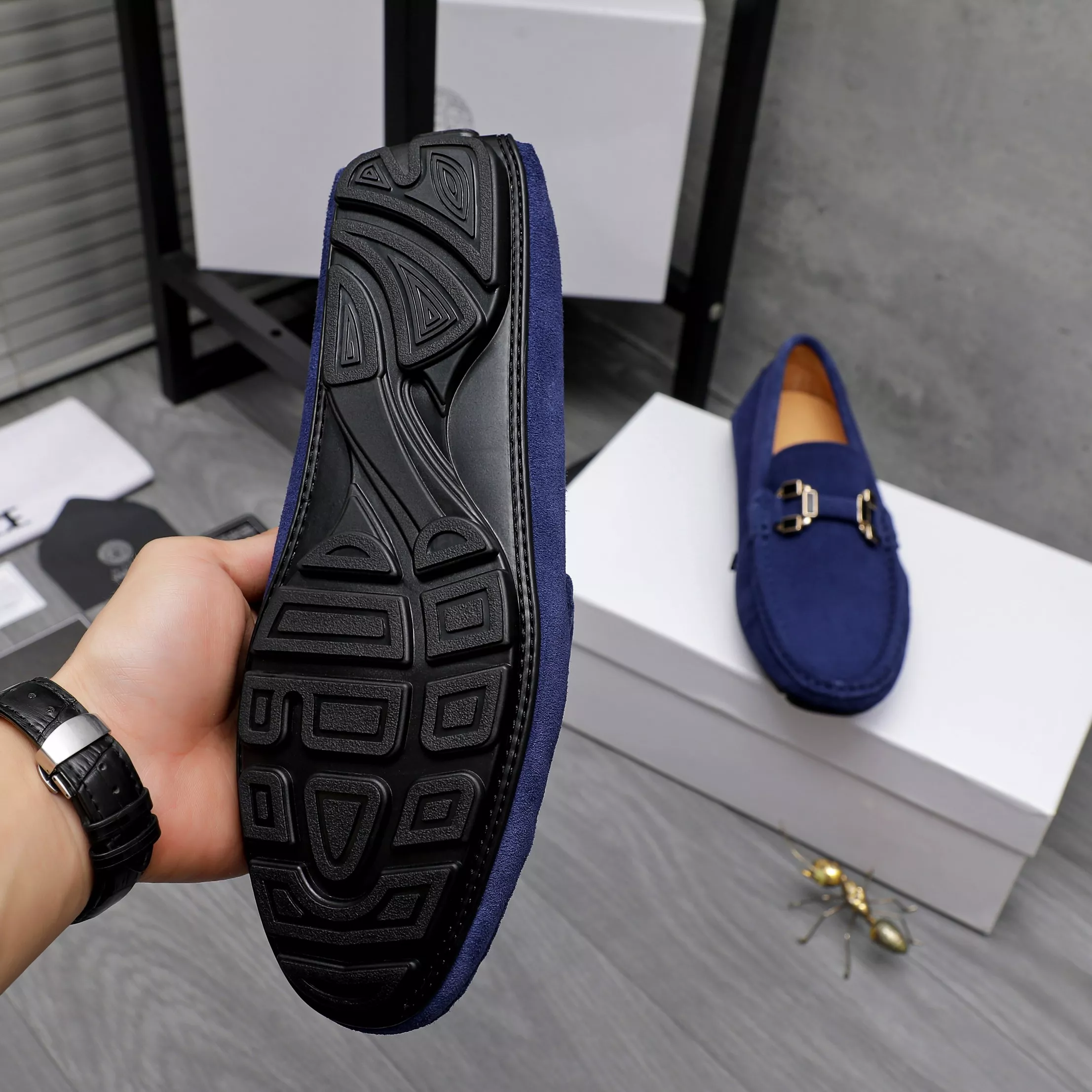 Versatile 1729 Versace Leather Shoes For Men