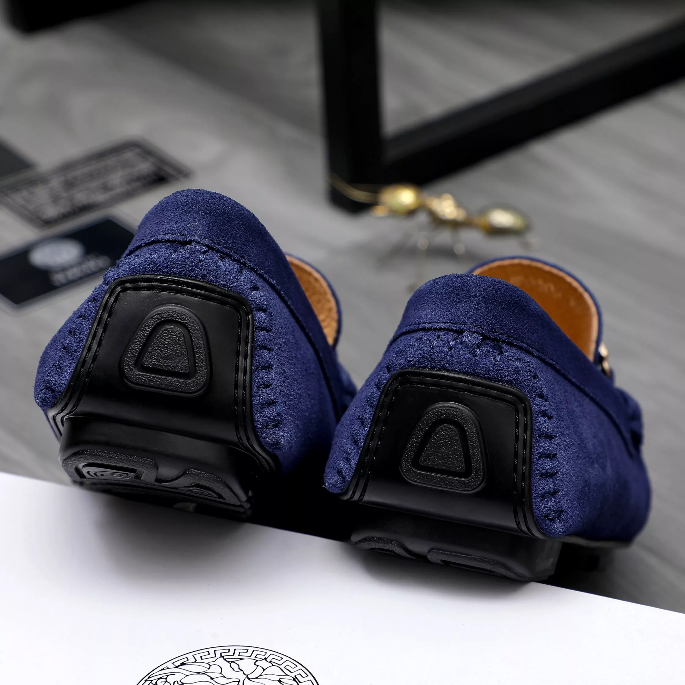 Versatile 1729 Versace Leather Shoes For Men