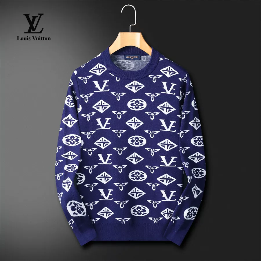 Versatile 175 Louis Vuitton LV Sweaters Long Sleeved For Men