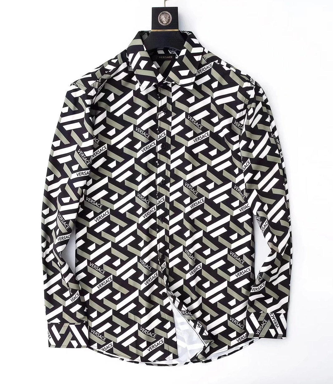 Versatile 1753 Versace Shirts Long Sleeved For Men