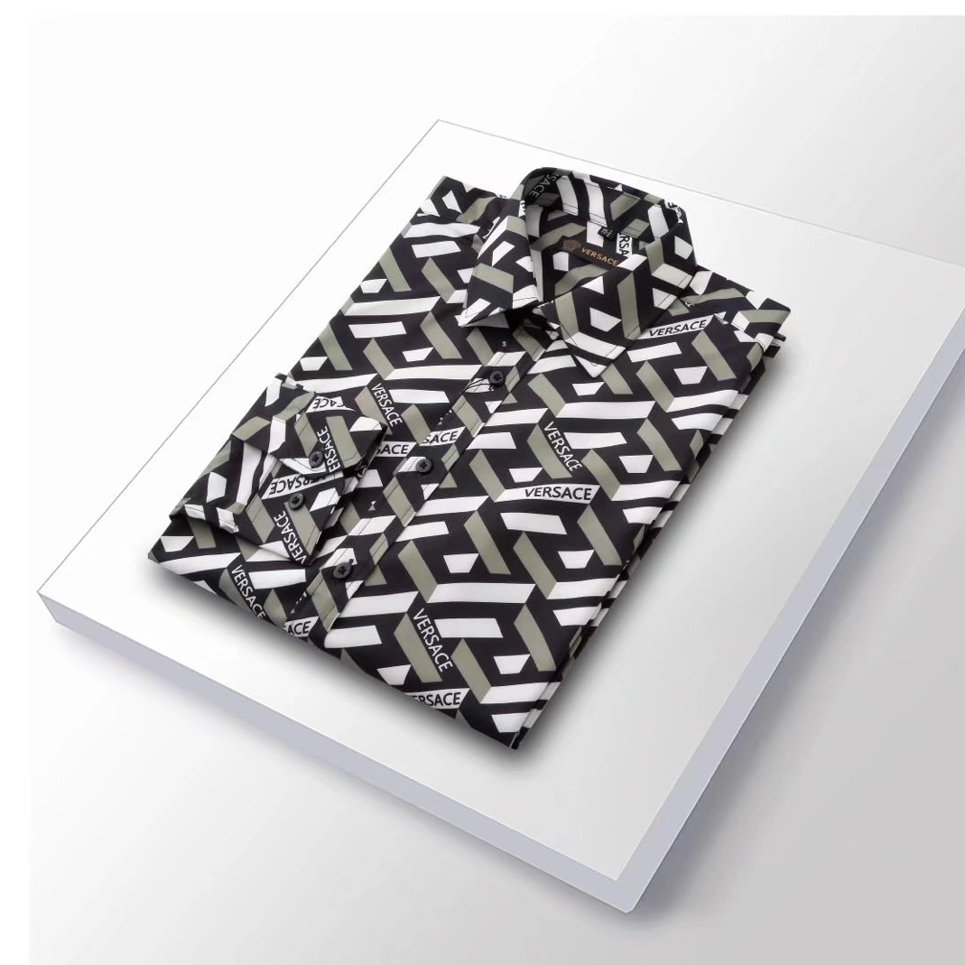 Versatile 1753 Versace Shirts Long Sleeved For Men