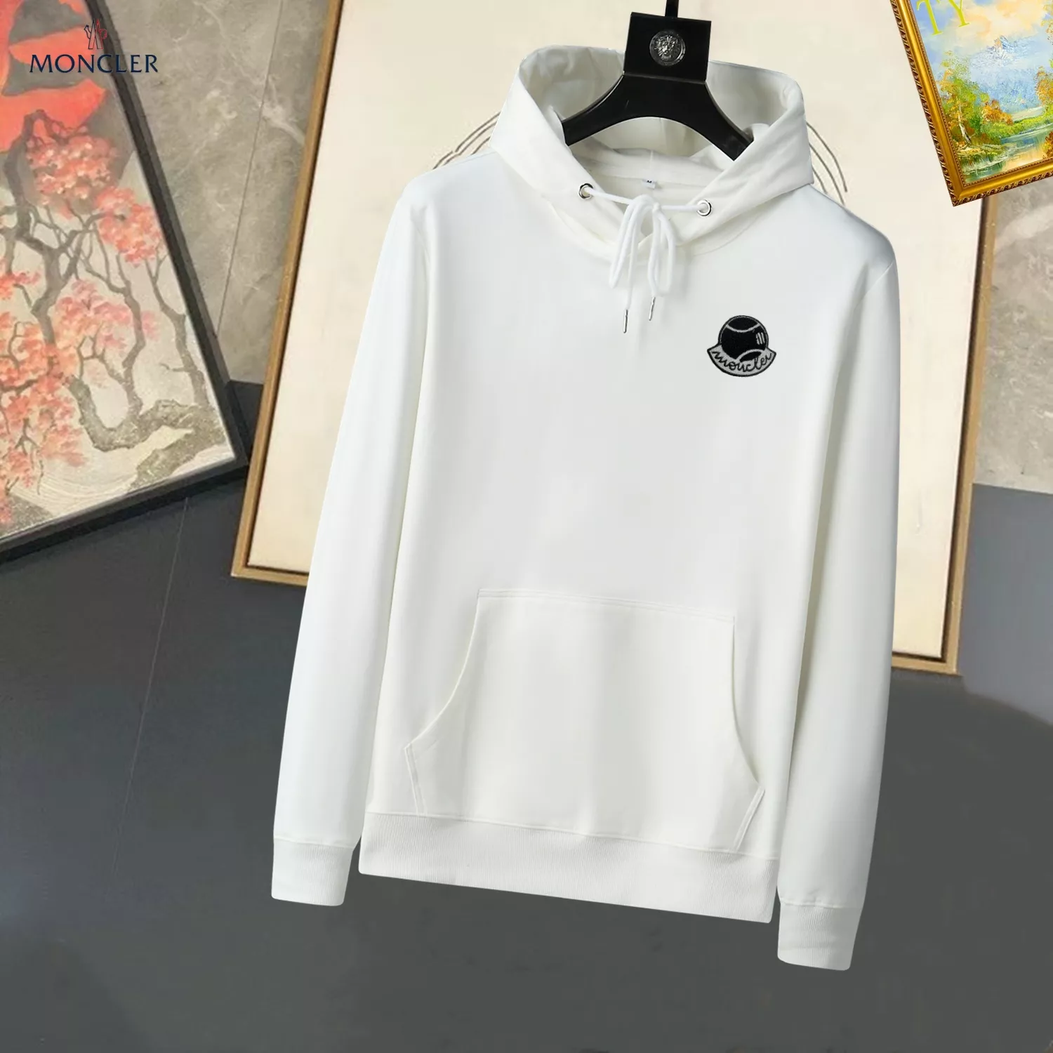 Versatile 1916 Moncler Hoodies Long Sleeved For Men