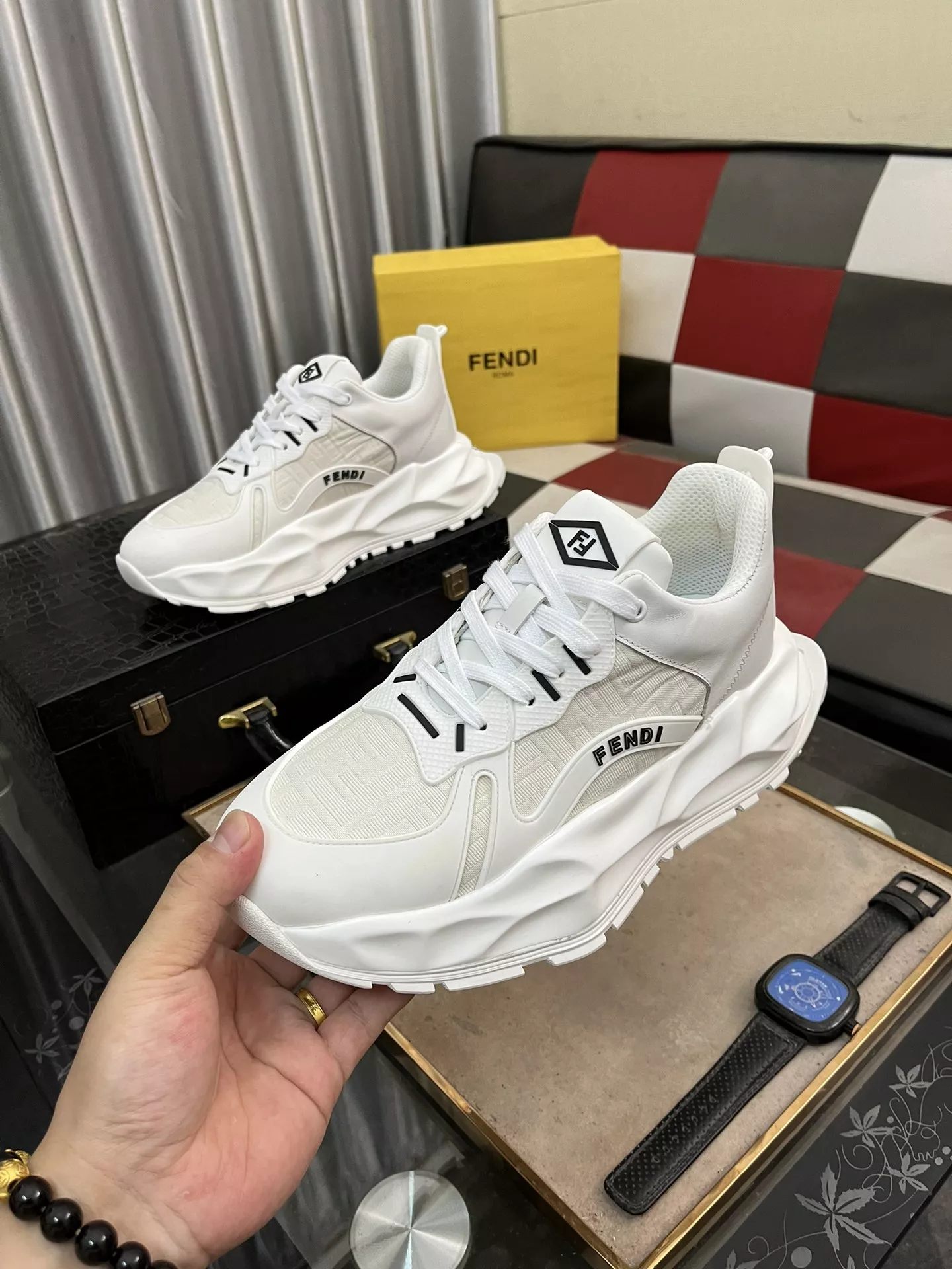 Versatile 2166 Fendi Casual Shoes For Men