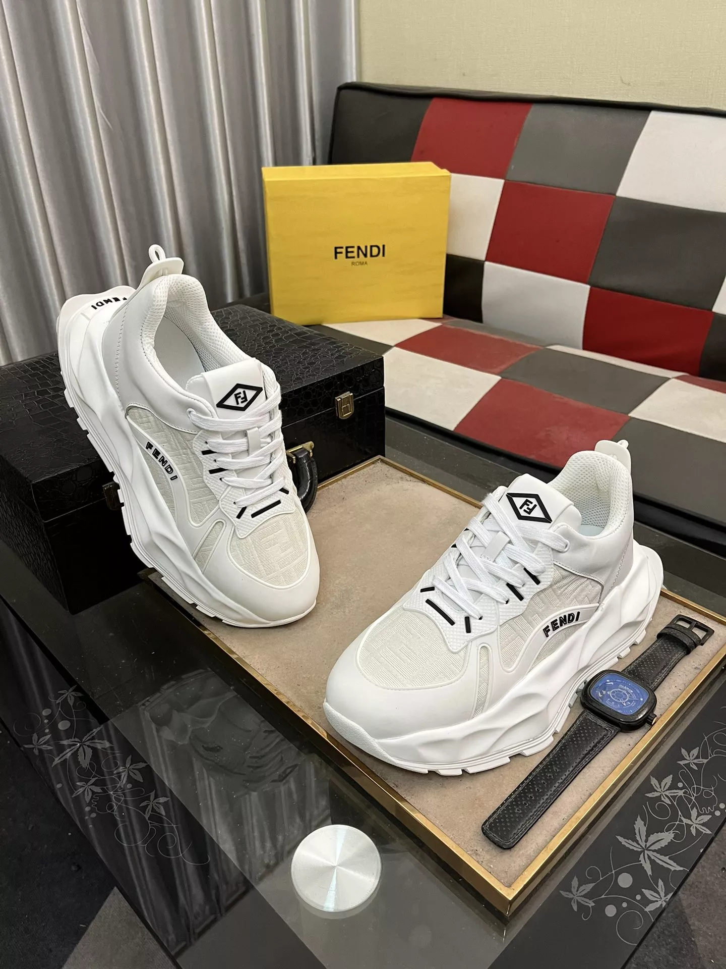 Versatile 2166 Fendi Casual Shoes For Men