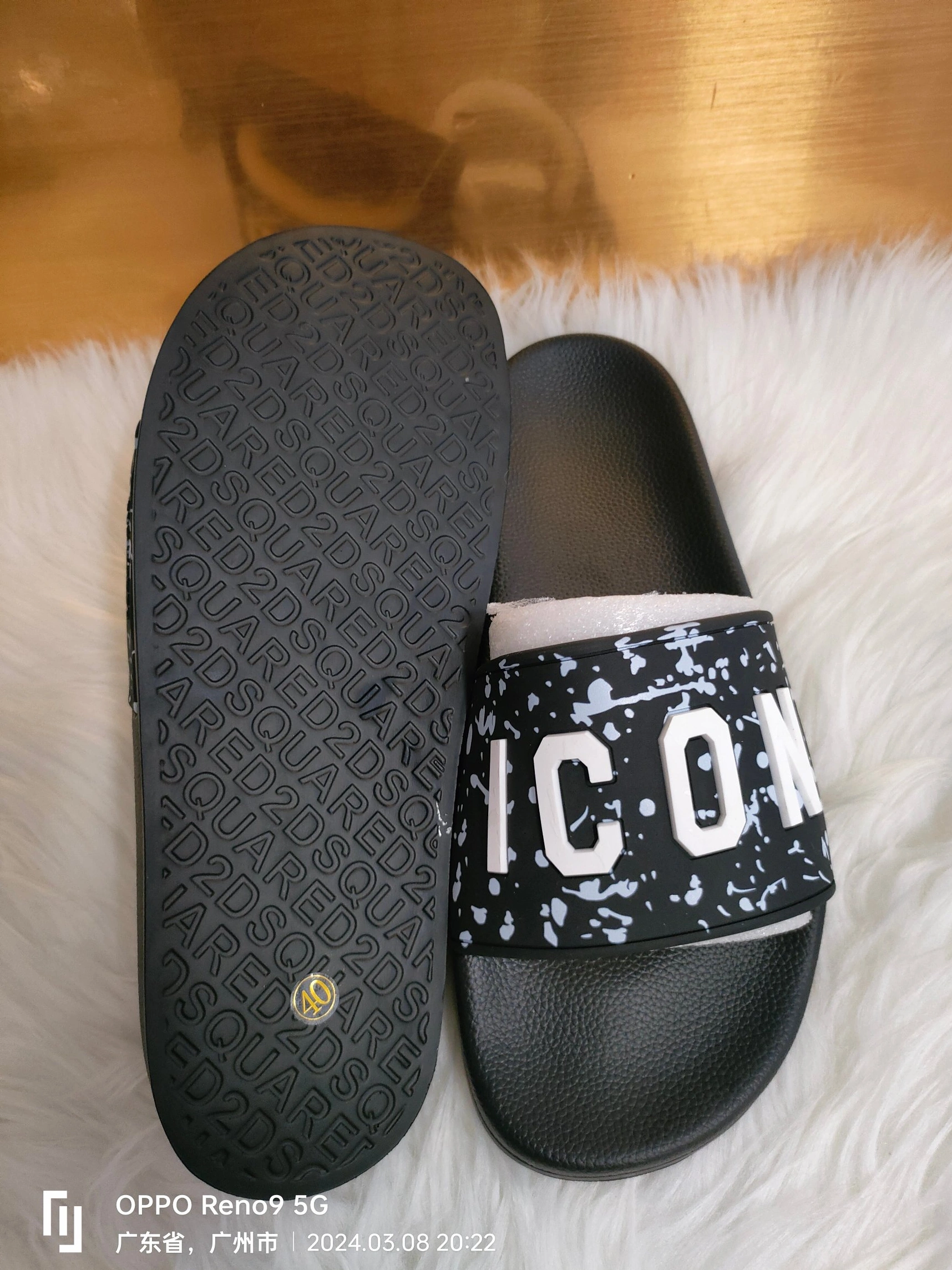 Versatile 2466 Dsquared Slippers For Men