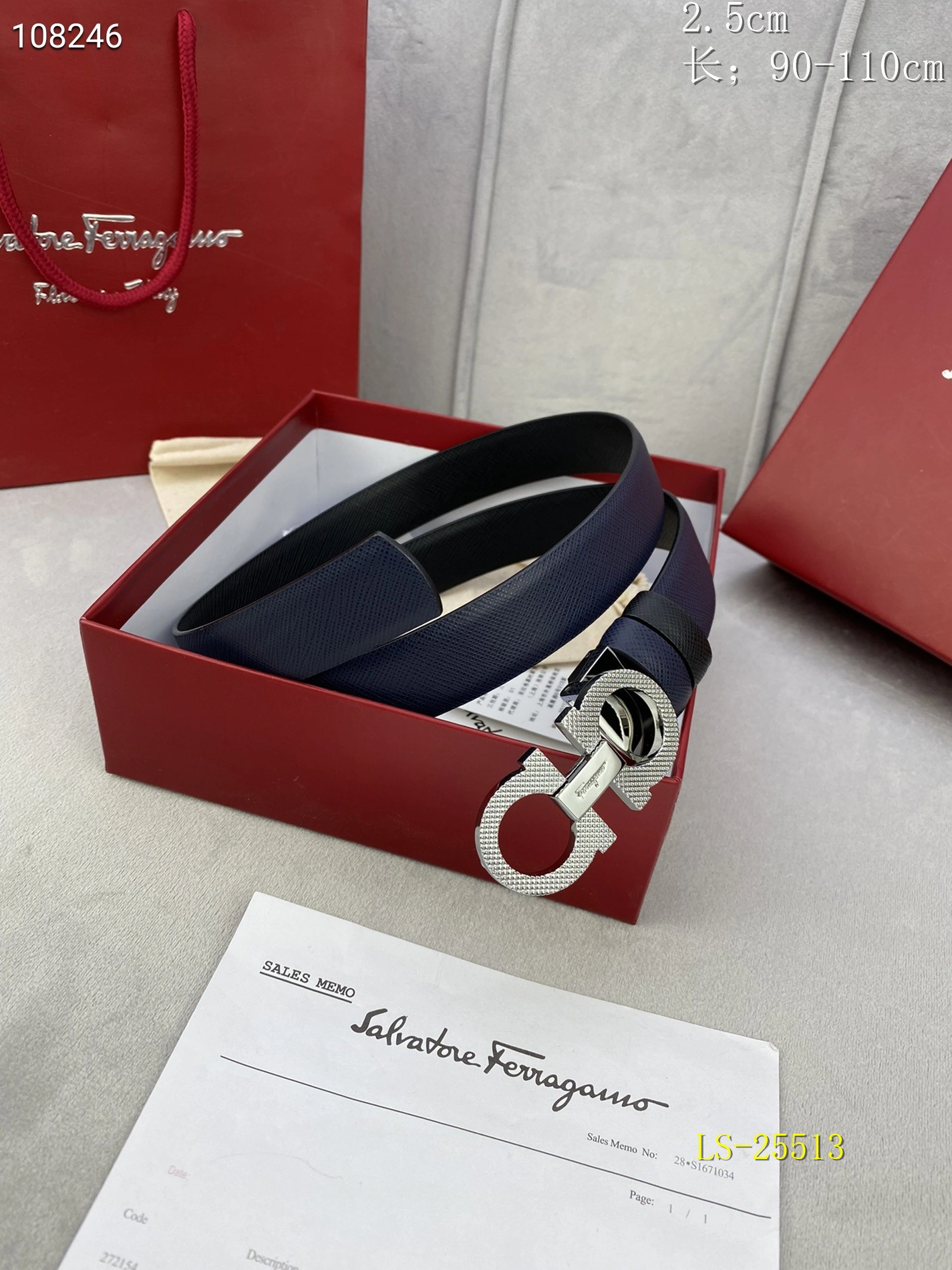 Versatile 2660 Salvatore Ferragamo AAA  Belts