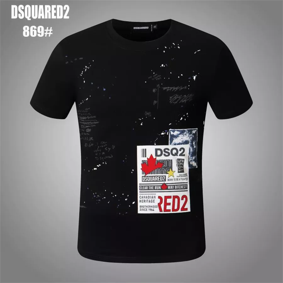 Versatile 2706 Dsquared T-Shirts Short Sleeved For Men