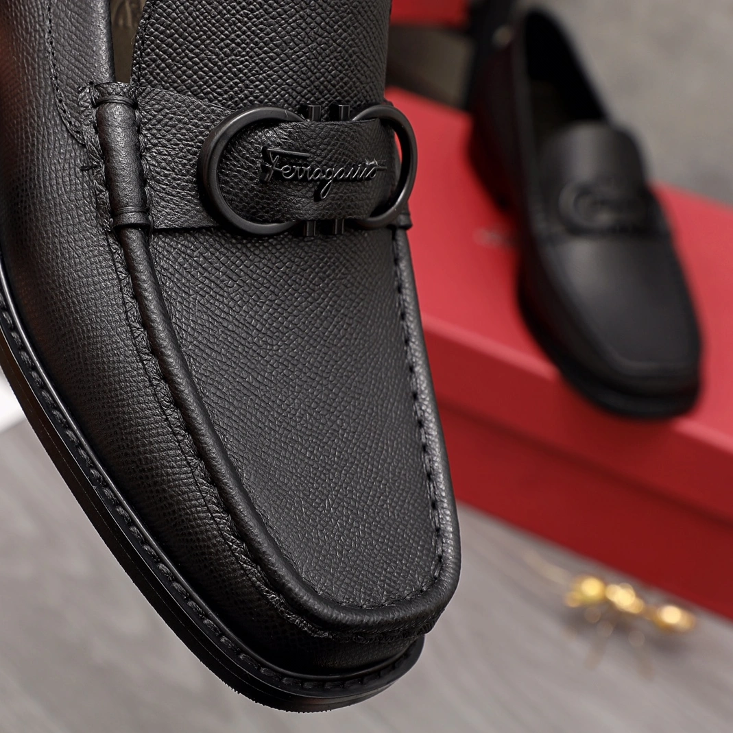Versatile 2779 Salvatore Ferragamo Leather Shoes For Men
