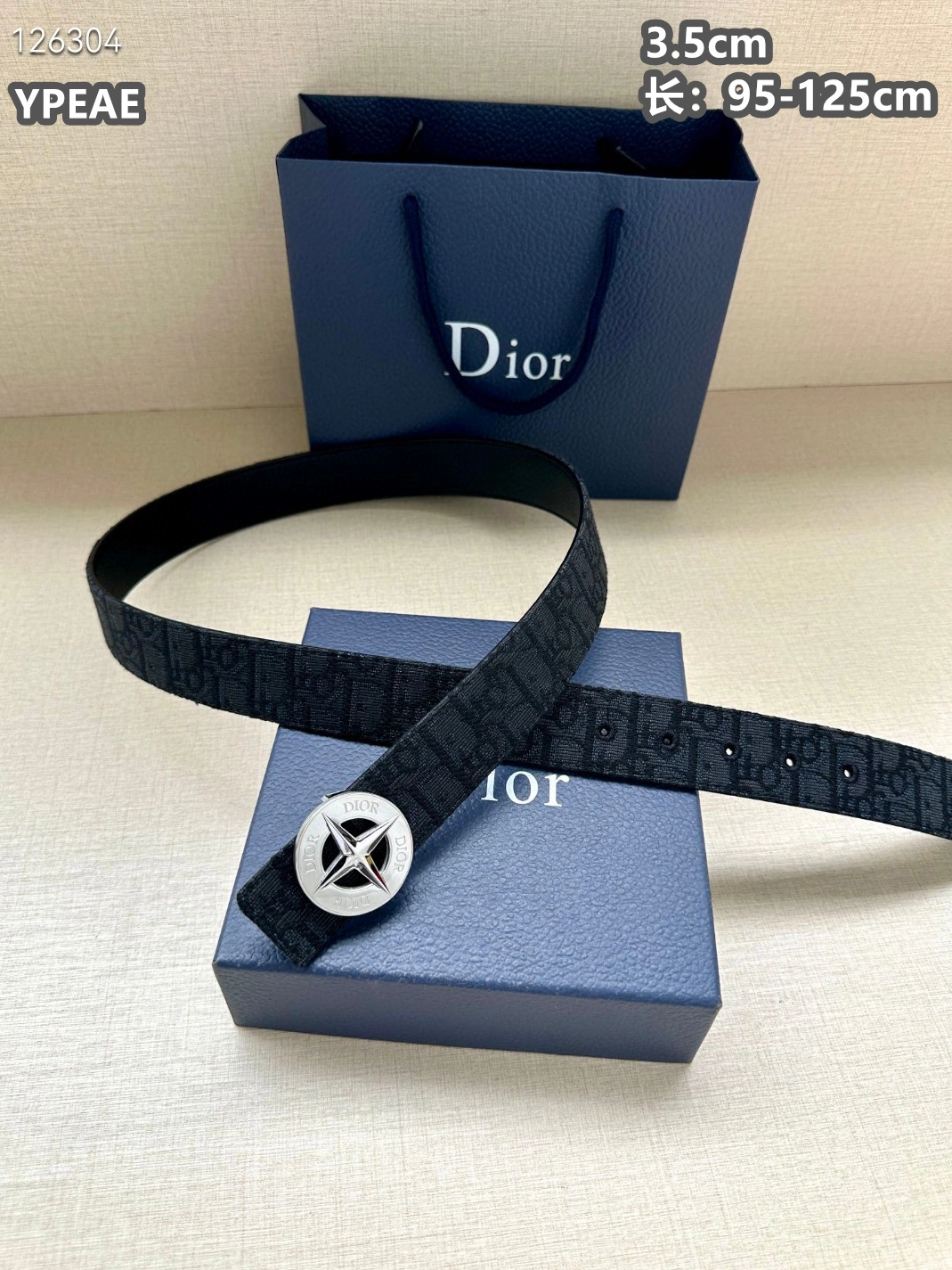 Versatile 2966 Christian Dior AAA Quality Belts For Men