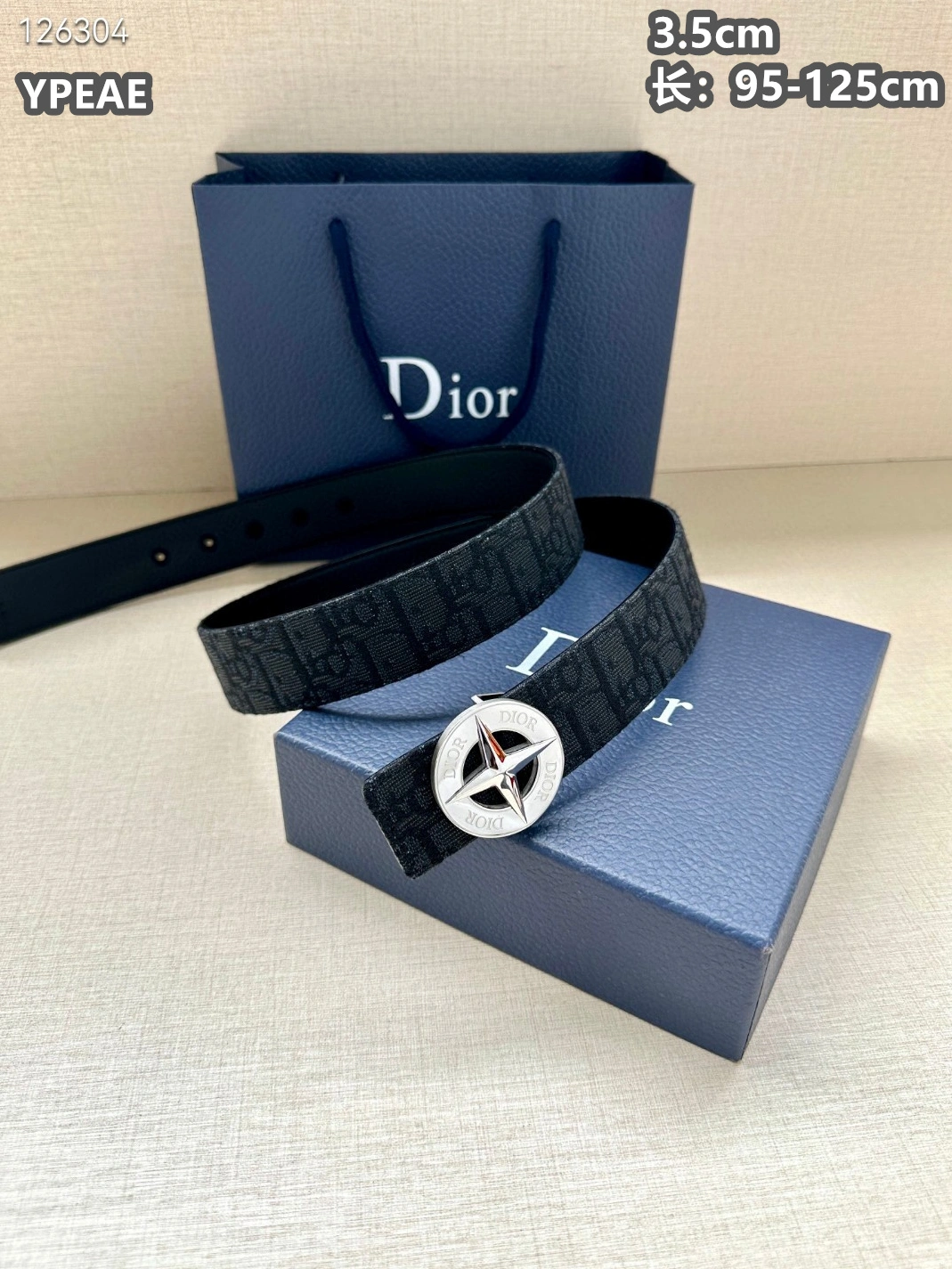 Versatile 2966 Christian Dior AAA Quality Belts For Men