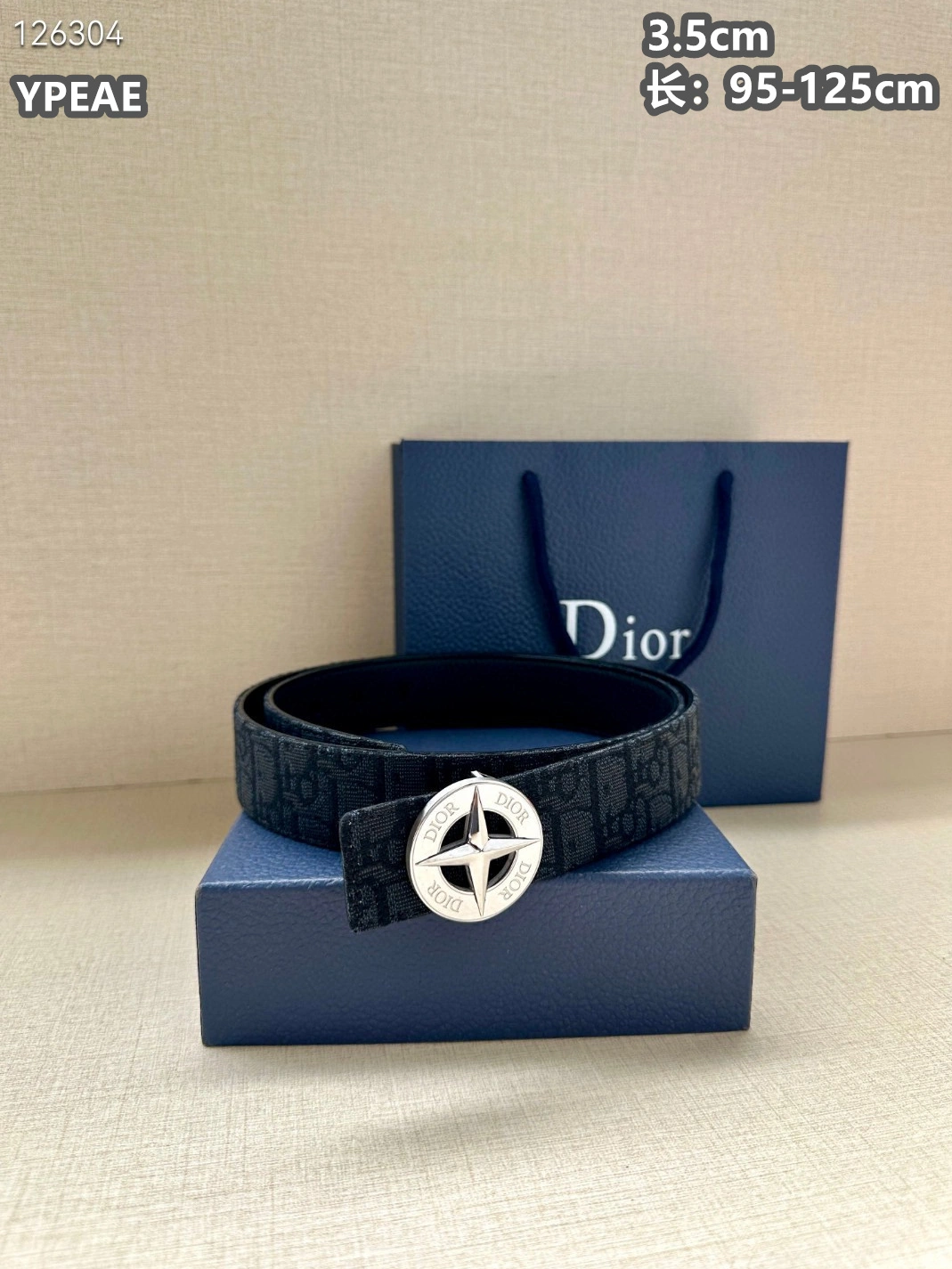 Versatile 2966 Christian Dior AAA Quality Belts For Men