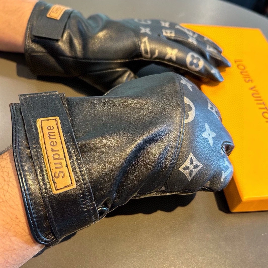 Versatile 2971 Louis Vuitton LV Gloves For Men