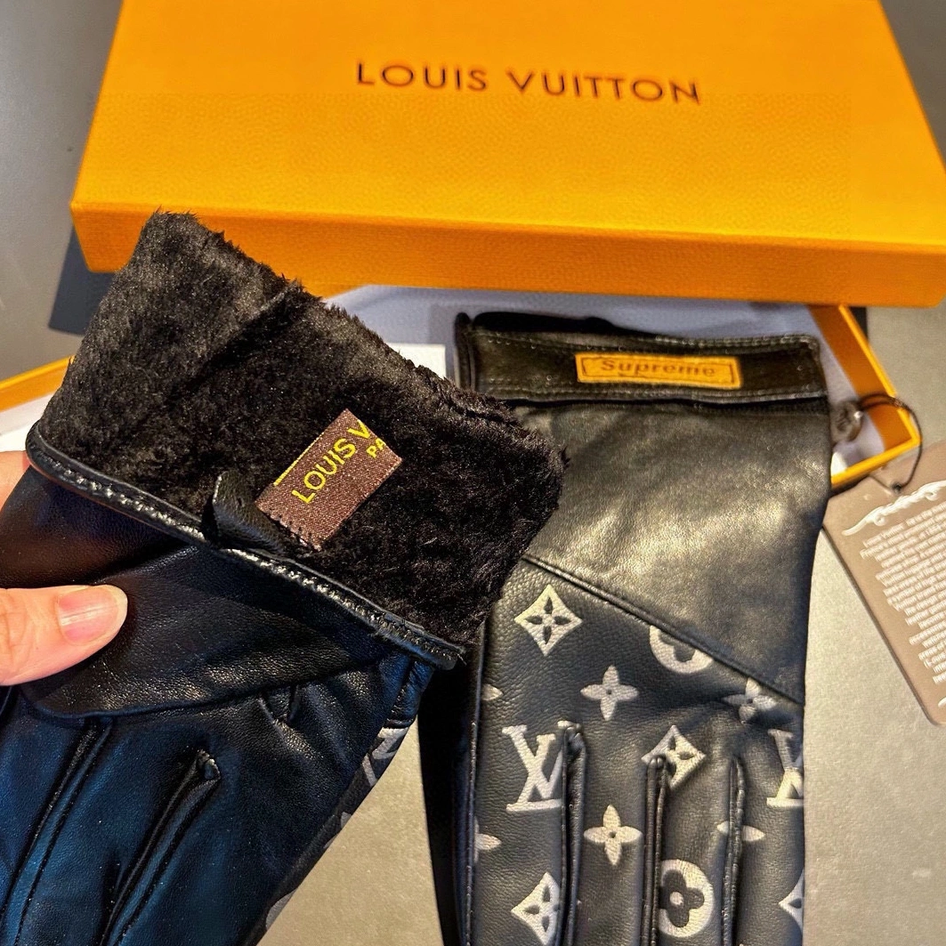 Versatile 2971 Louis Vuitton LV Gloves For Men