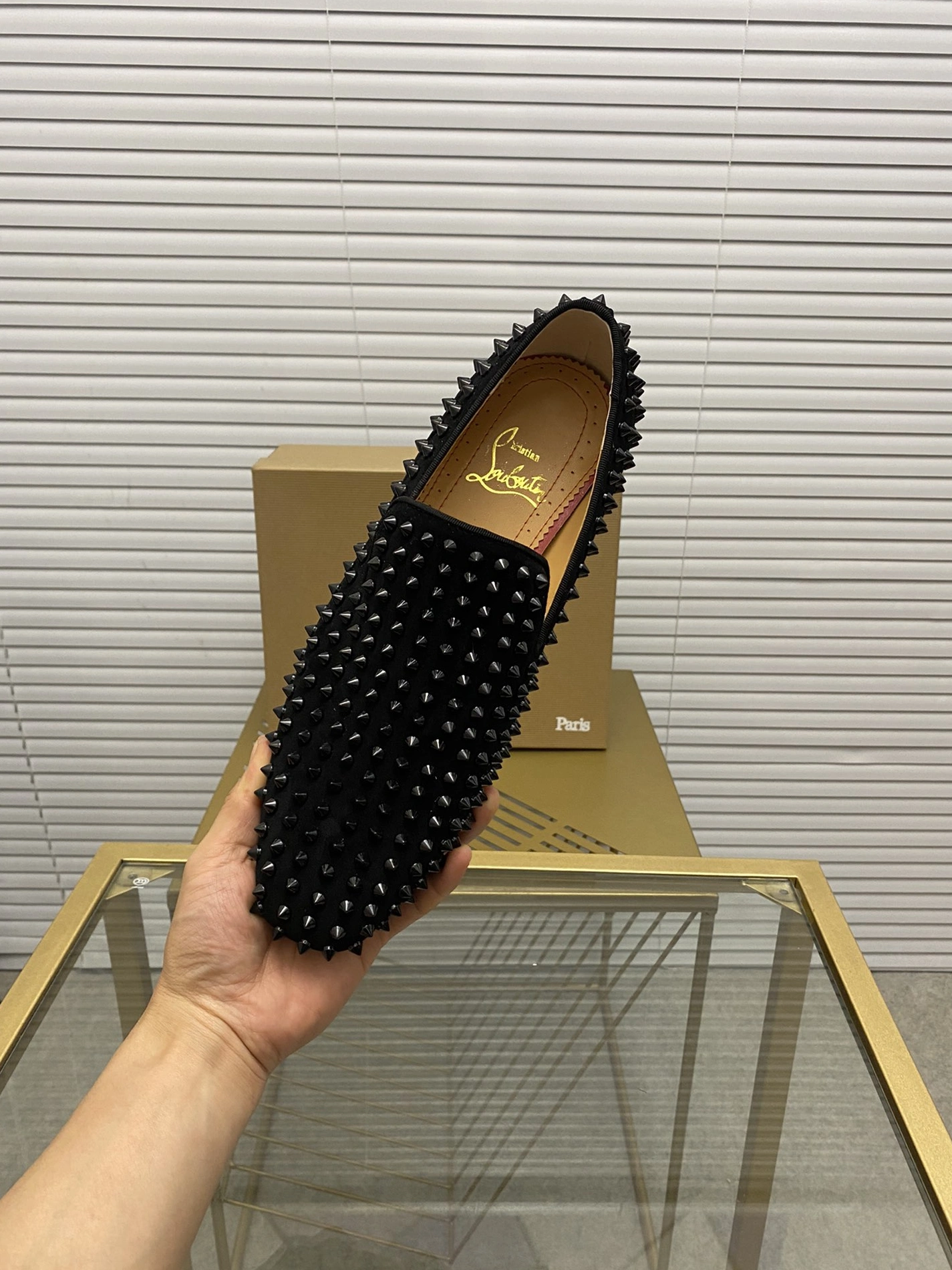 Versatile 3152 Christian Louboutin Leather Shoes For Men