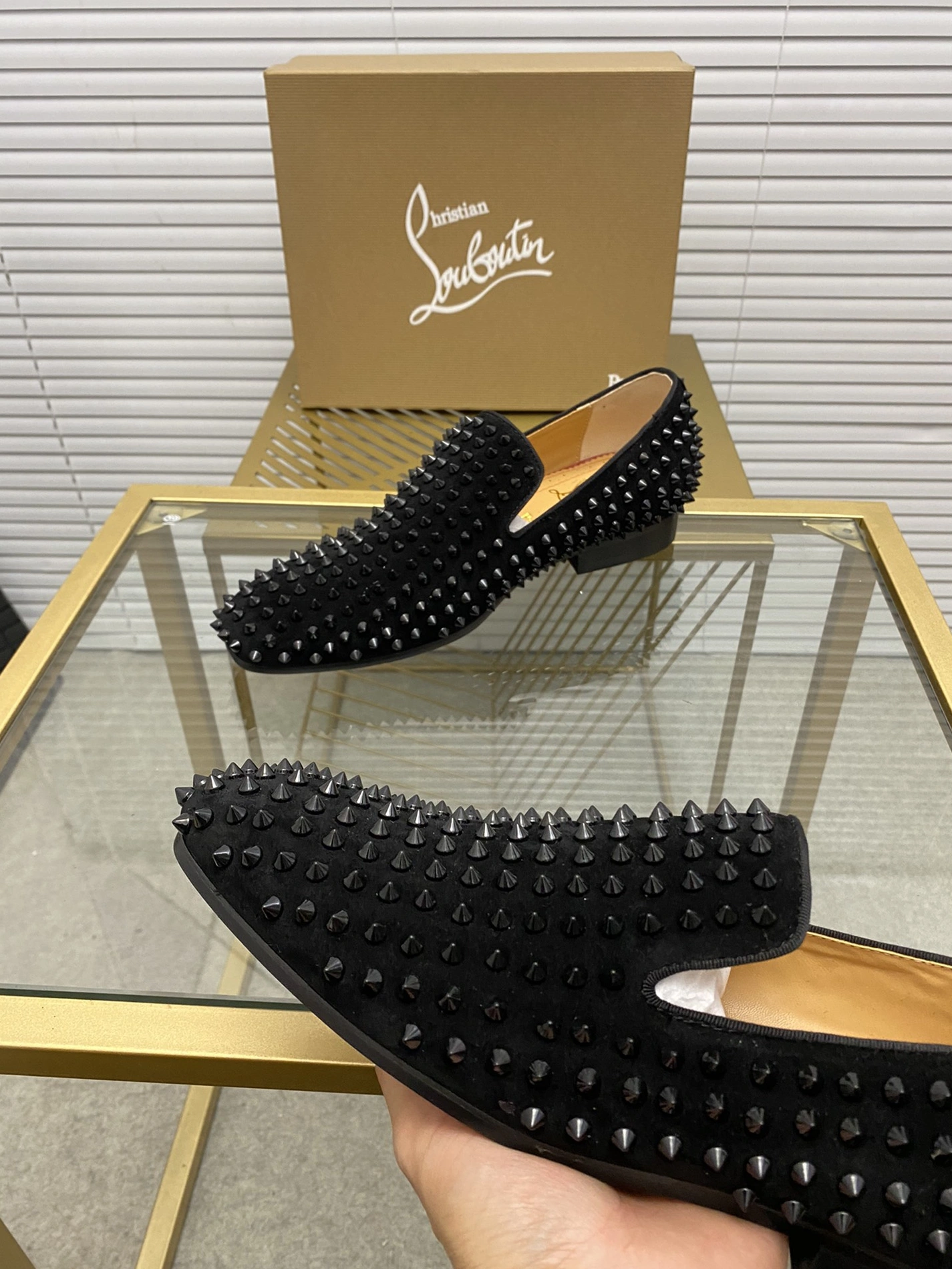 Versatile 3152 Christian Louboutin Leather Shoes For Men