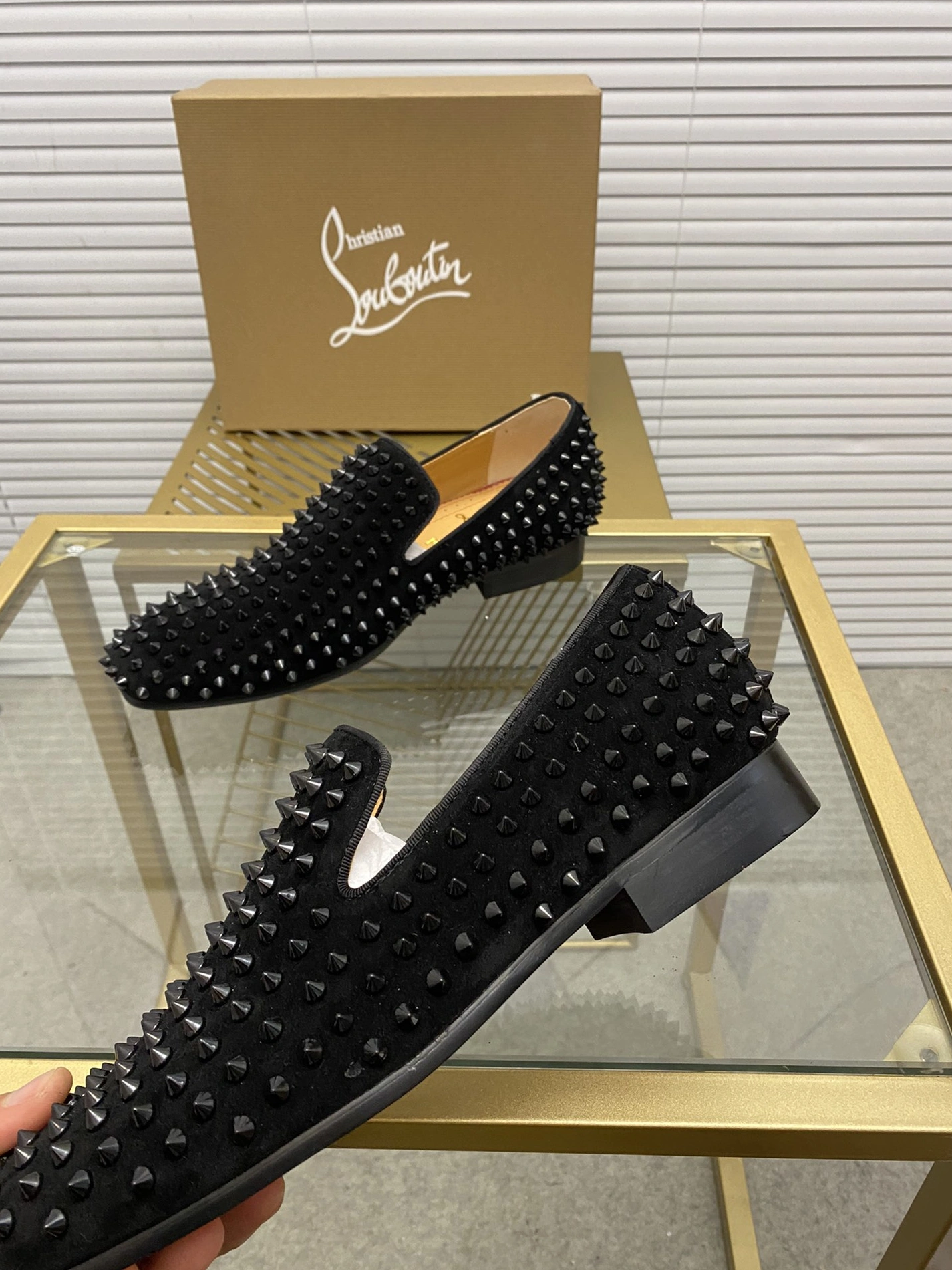 Versatile 3152 Christian Louboutin Leather Shoes For Men